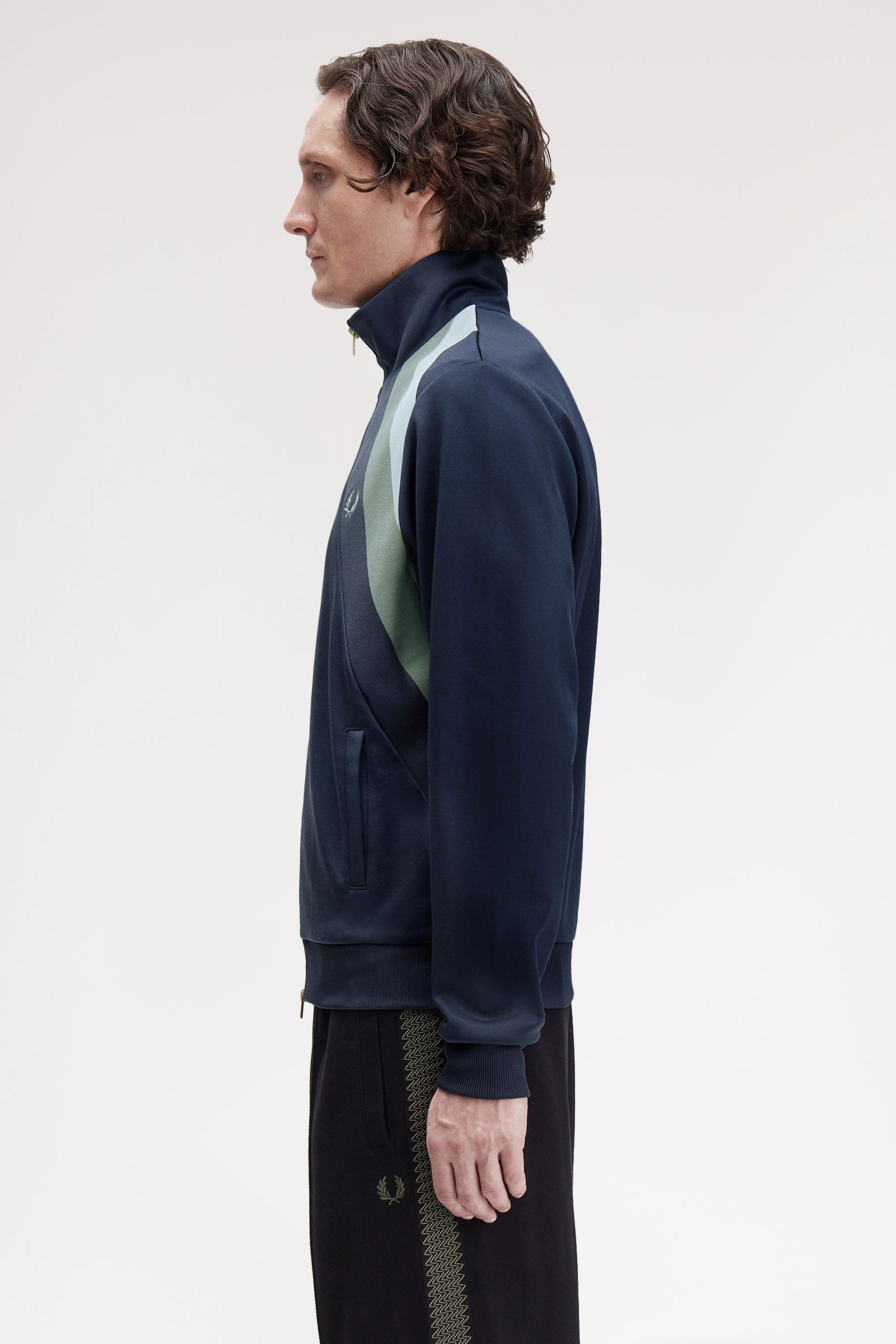 STRIPED PANEL TRACK JACKET thumbnail 8