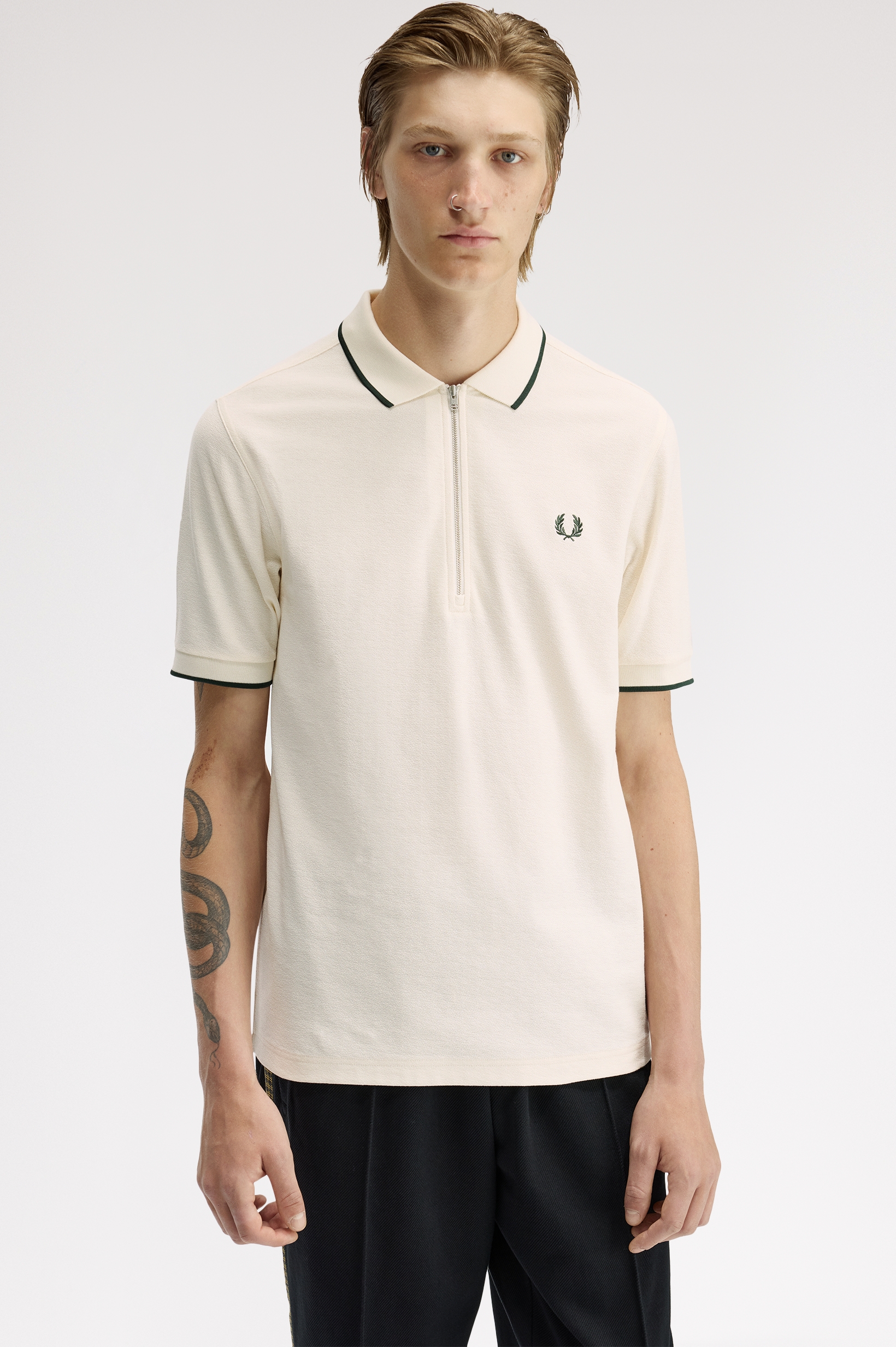 MEN'S CREPE PIQUE POLO SHIRT thumbnail 3