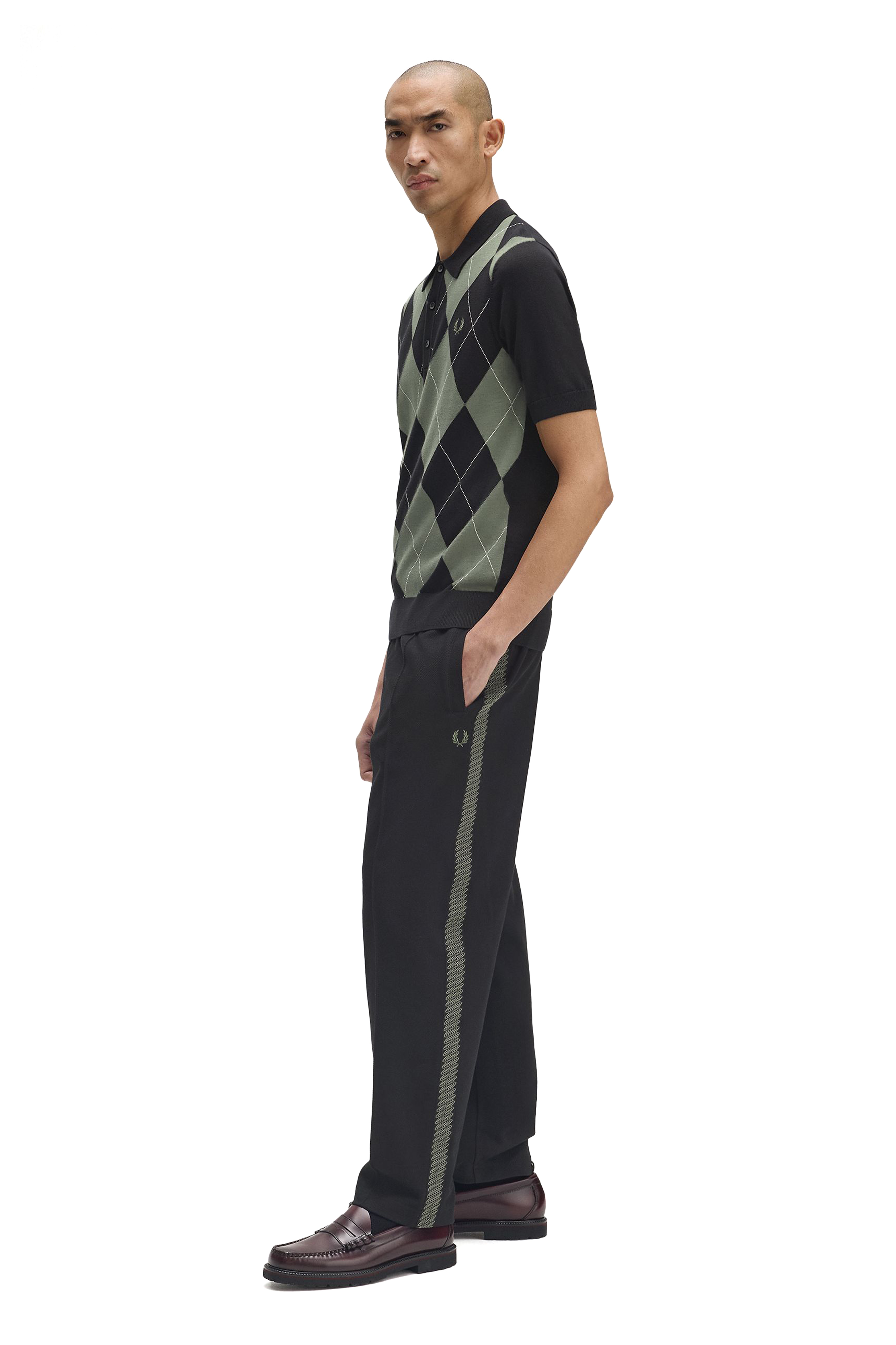 ARGYLE KNITTED SHIRT thumbnail 3