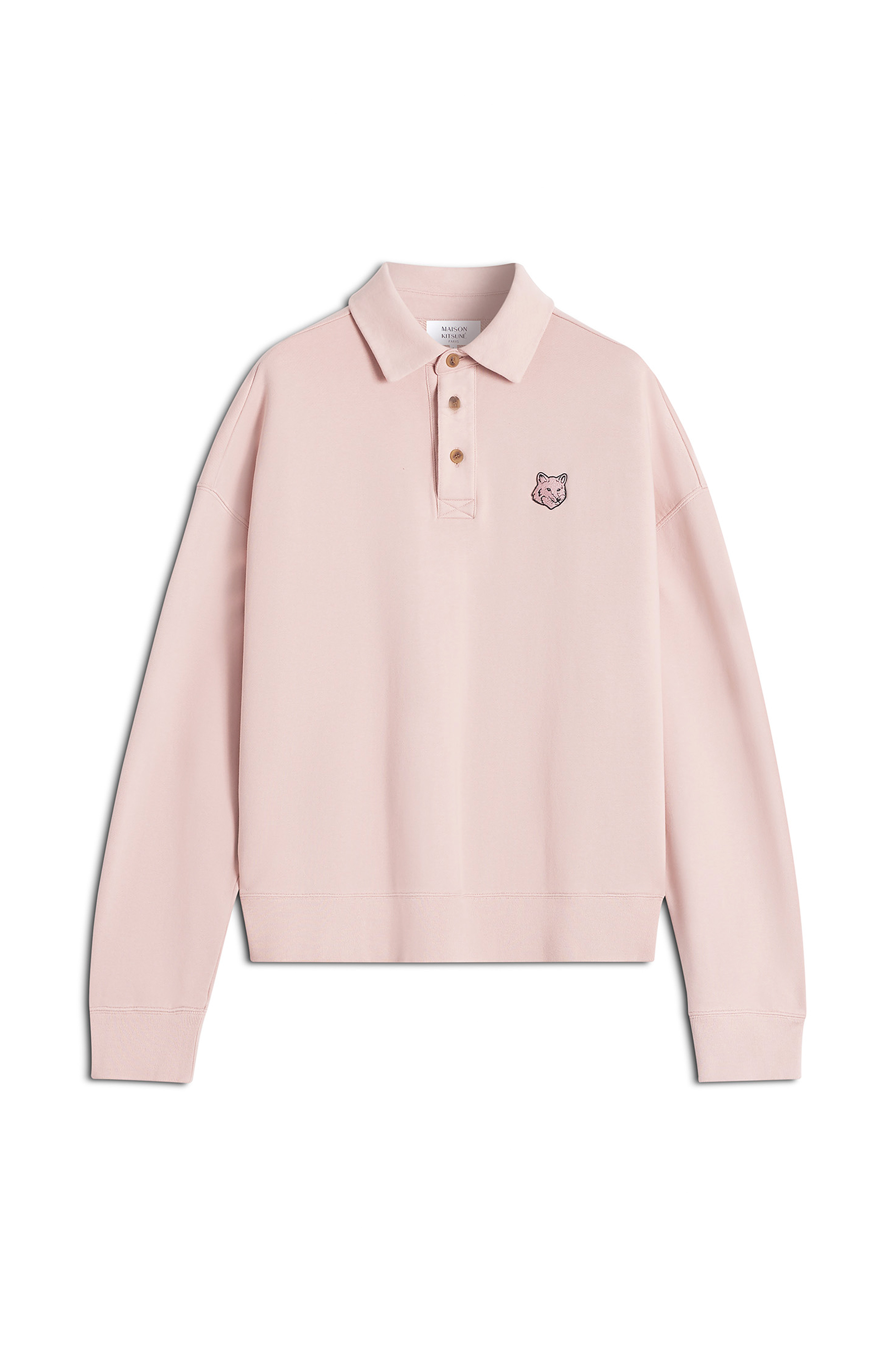 MENS BOLD FOX HEAD FLEECE OVERSIZED HALF ZIP SWEAT