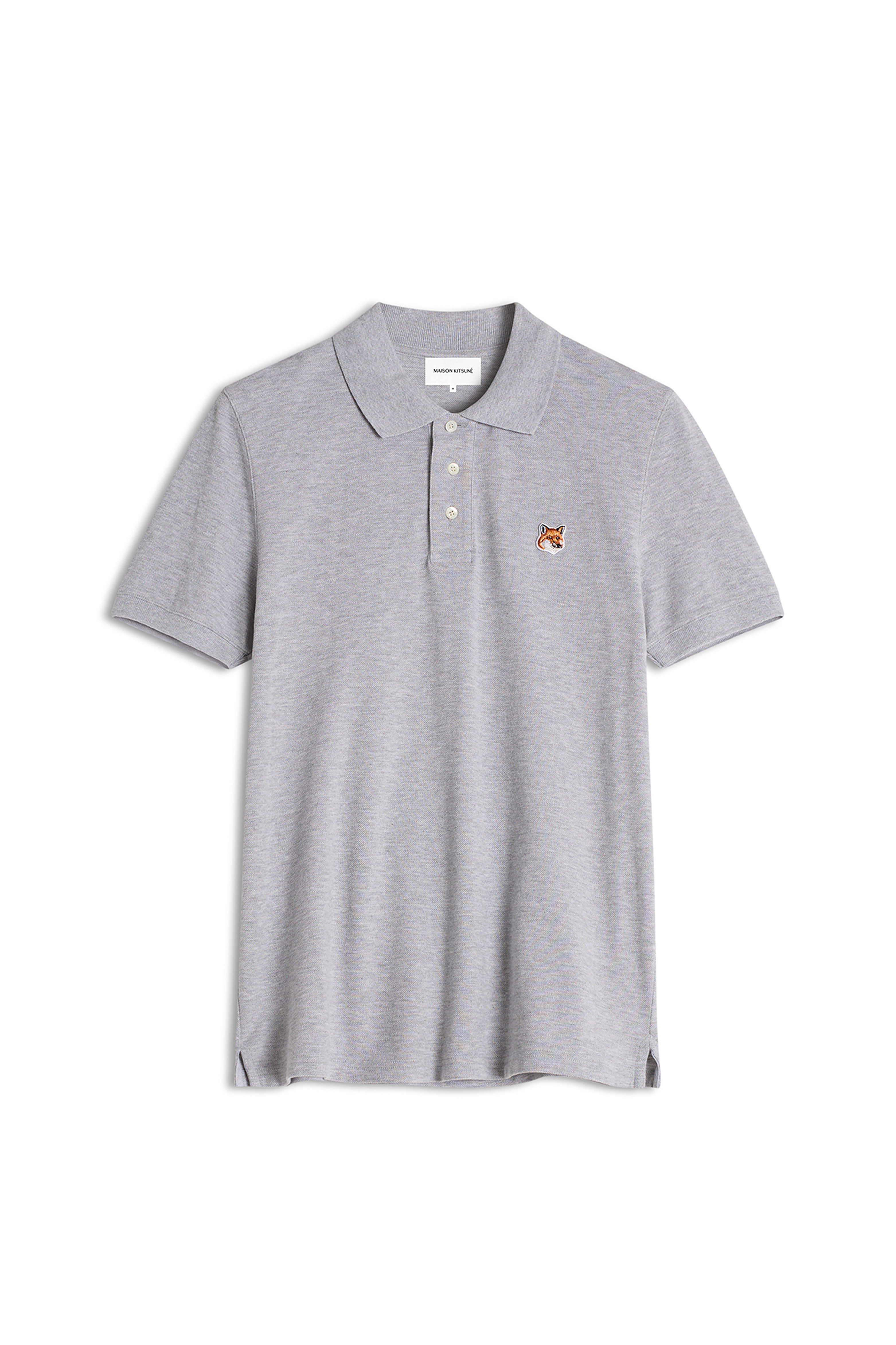 MENS MINI HANDWRITING ZIPPED POLO