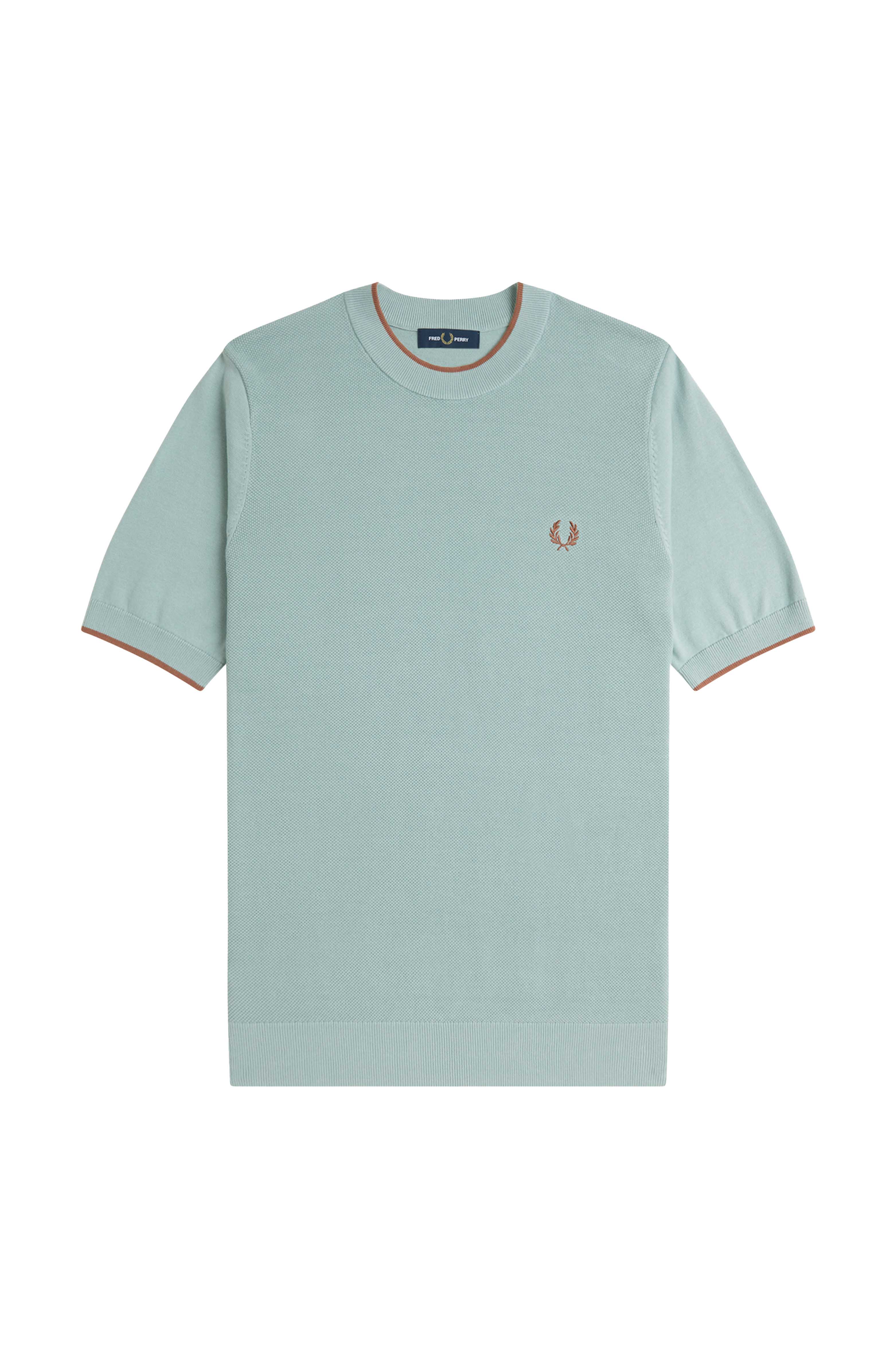 PIQUE STITCH KNITTED T-SHIRT