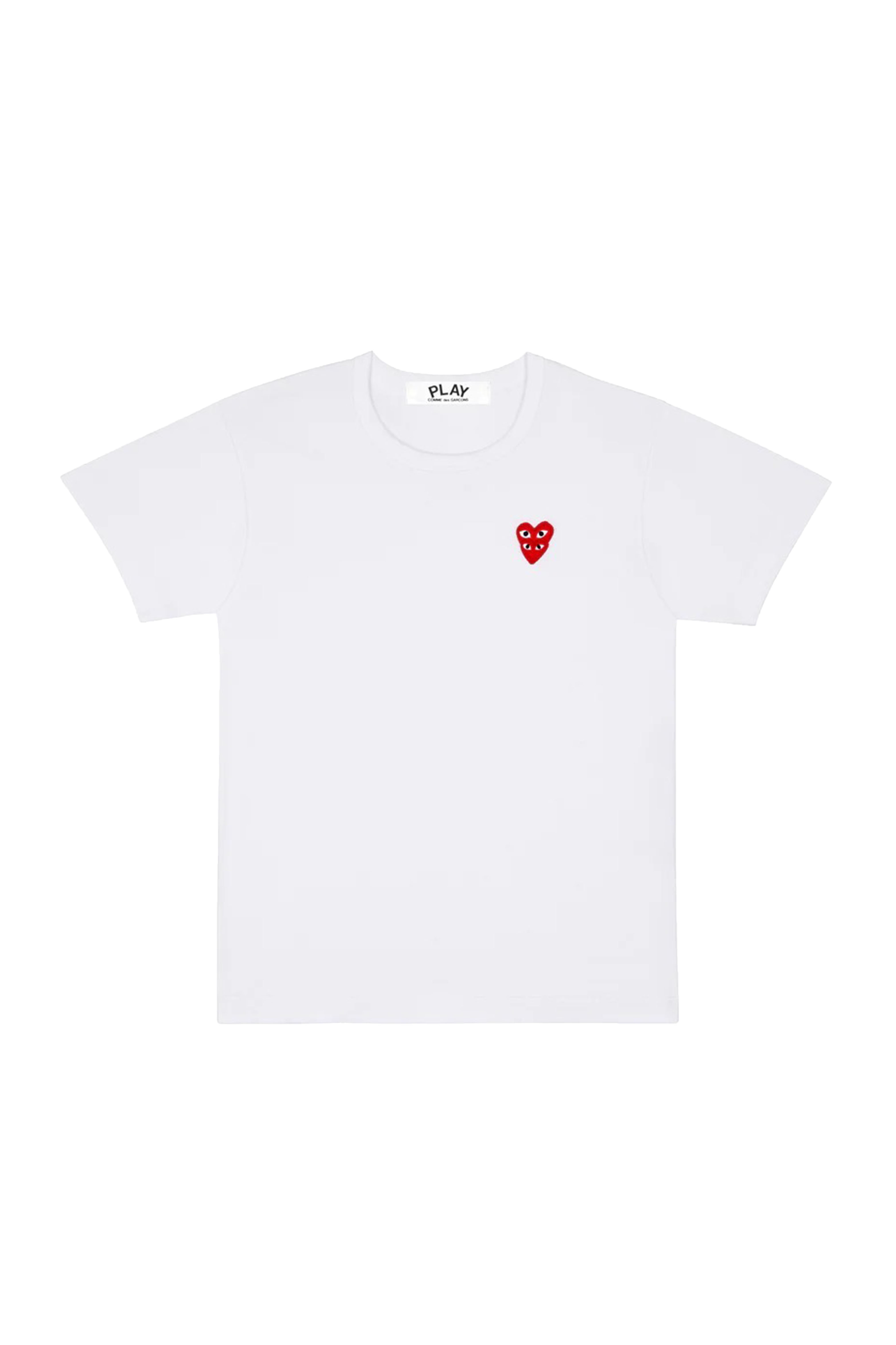 PLAY DOUBLE RED HEART T-SHIRT