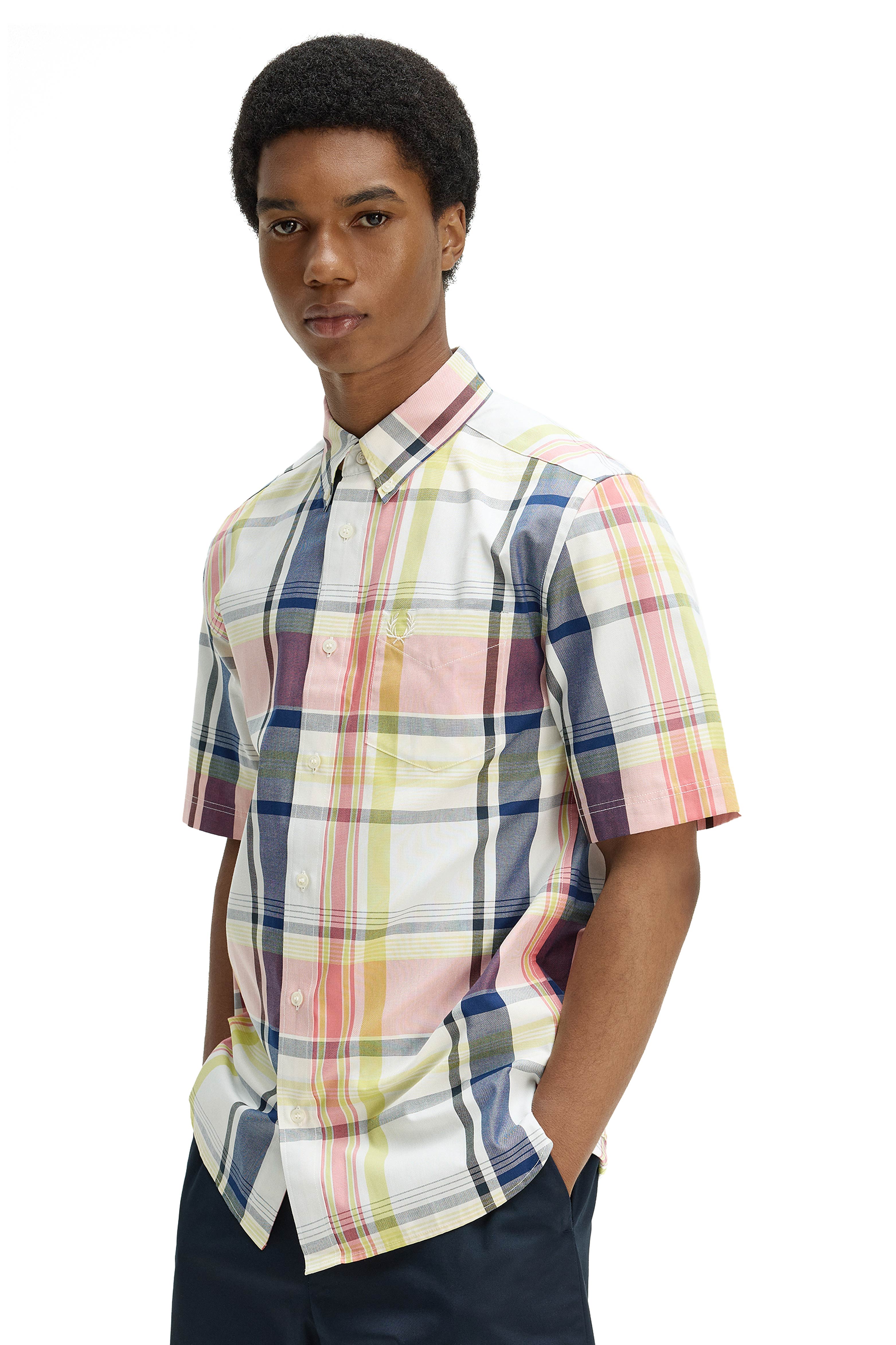 MEN'S MADRAS SHORT SLEEVE SHIRT thumbnail 3