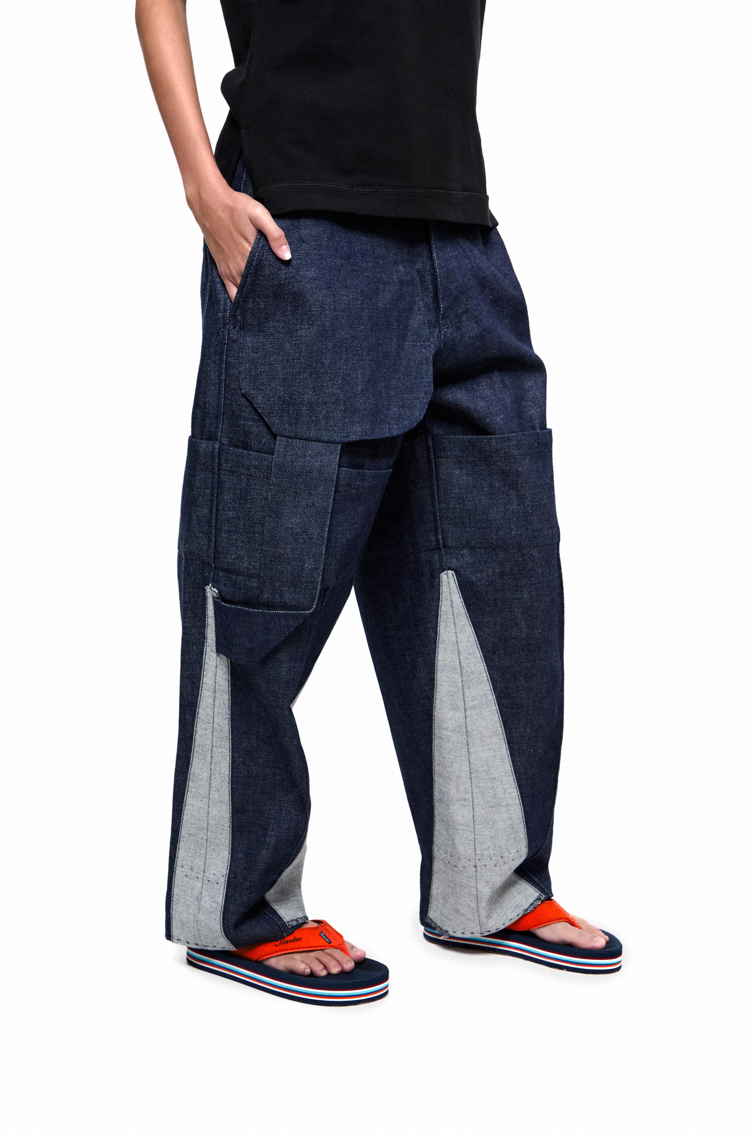 UNIVERS X CARL JAN CRUZ DESIGN DENIM SAGING JEANS thumbnail 7