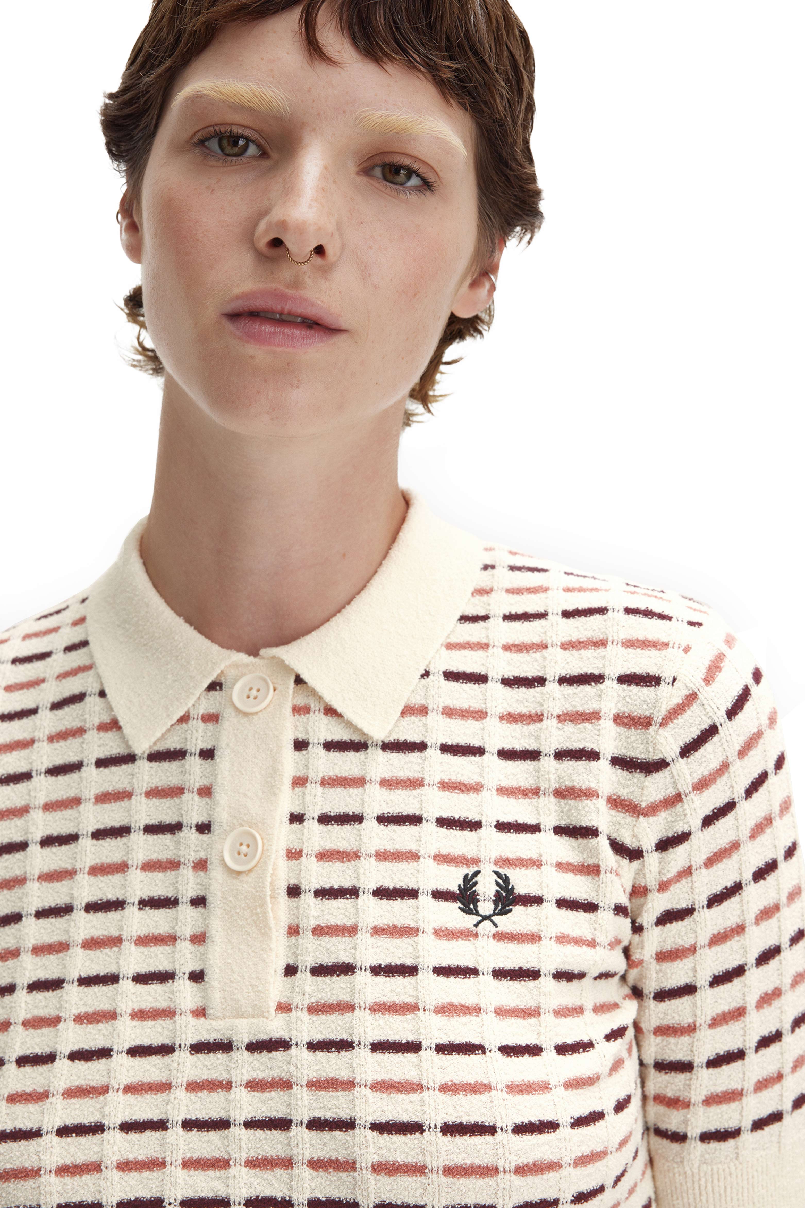 BOUCLE KNITTED POLO SHIRT thumbnail 6