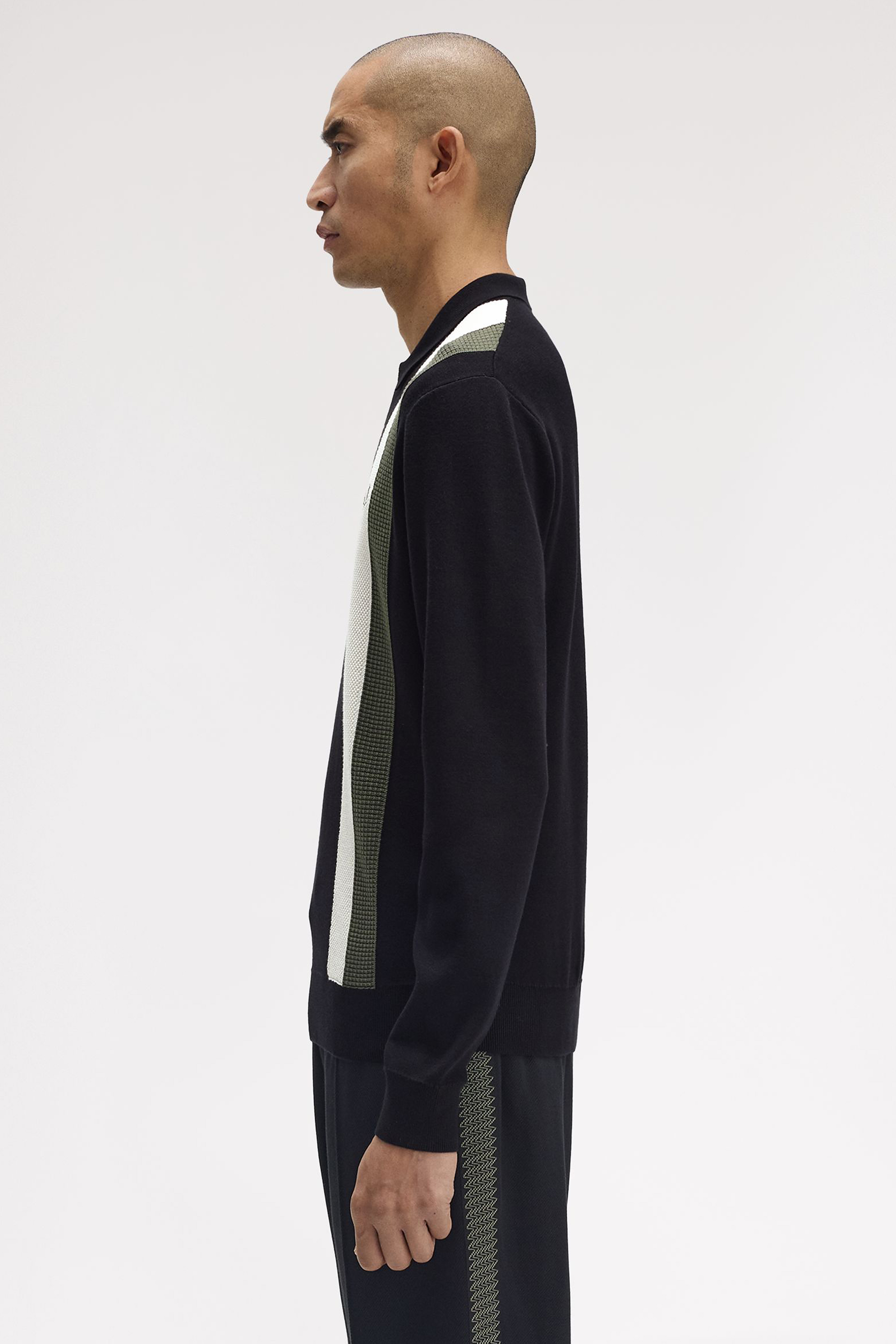 MULTI TEXTURE LS KNITTED SHIRT thumbnail 7