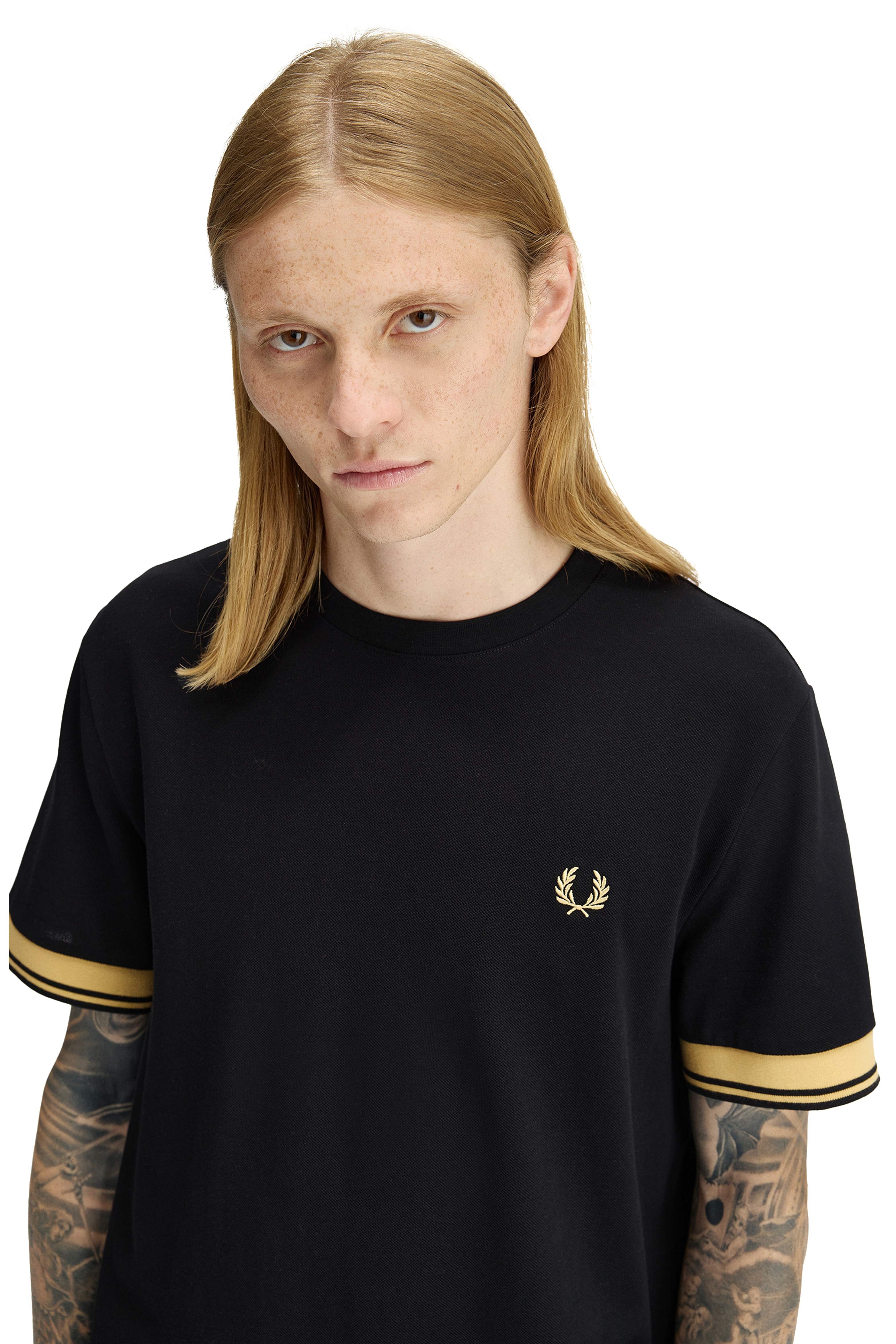 WOMEN'S TWIN TIPPED  CUFF T-SHIRT thumbnail 3