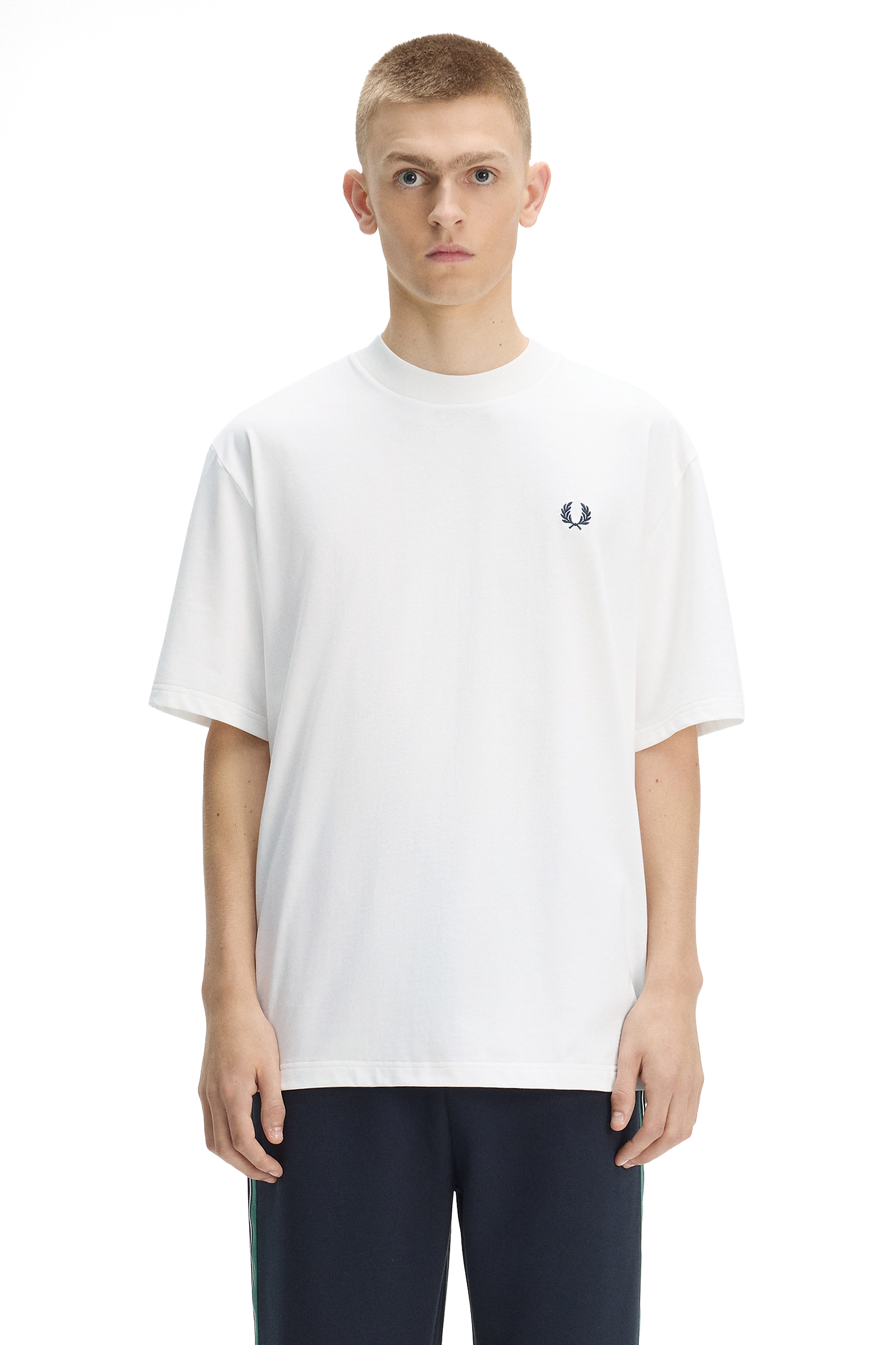 MEN'S BACK PRINT FRED PERRY TEXT T-SHIRT thumbnail 3