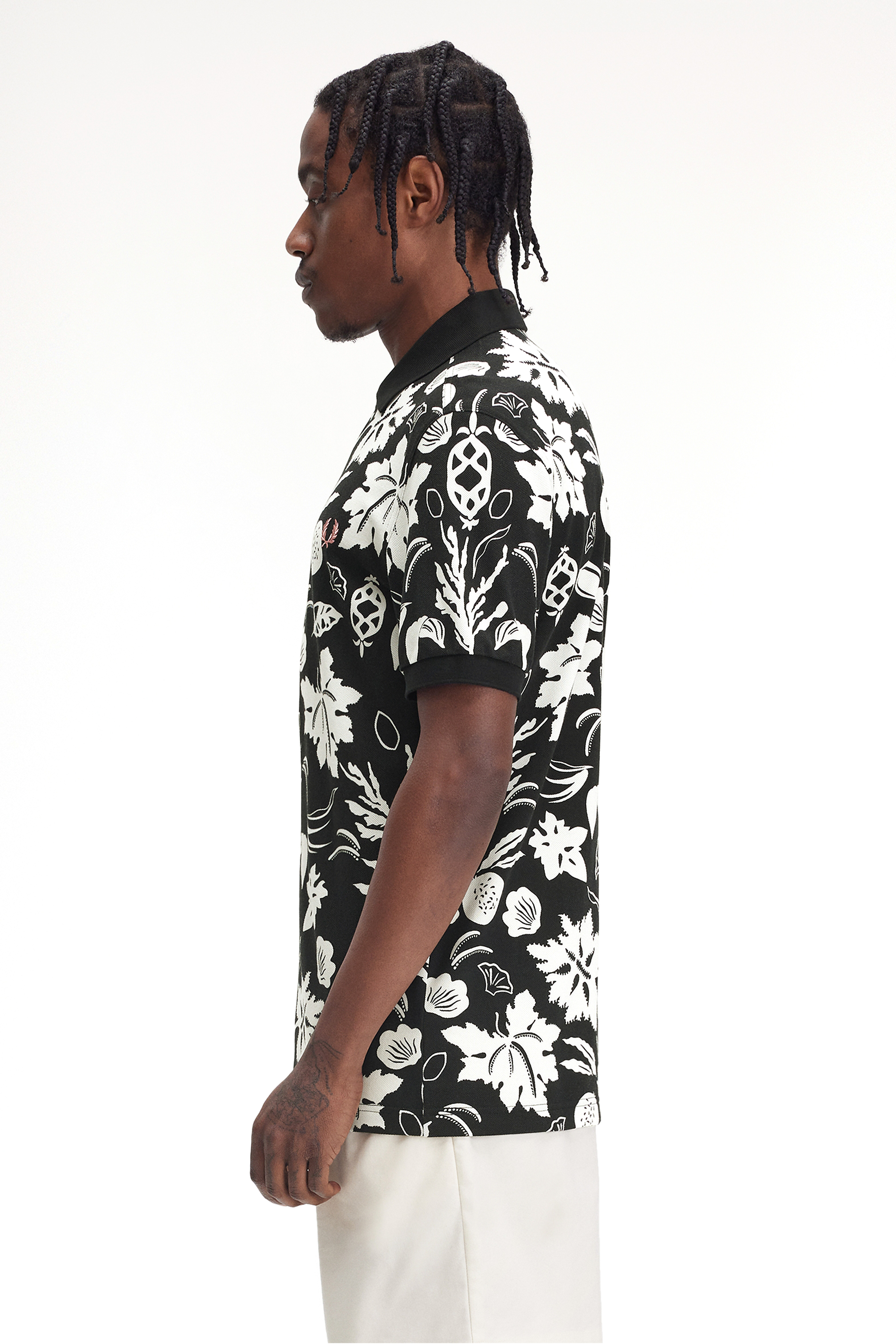 BOTANICAL PRINT POLO SHIRT thumbnail 7