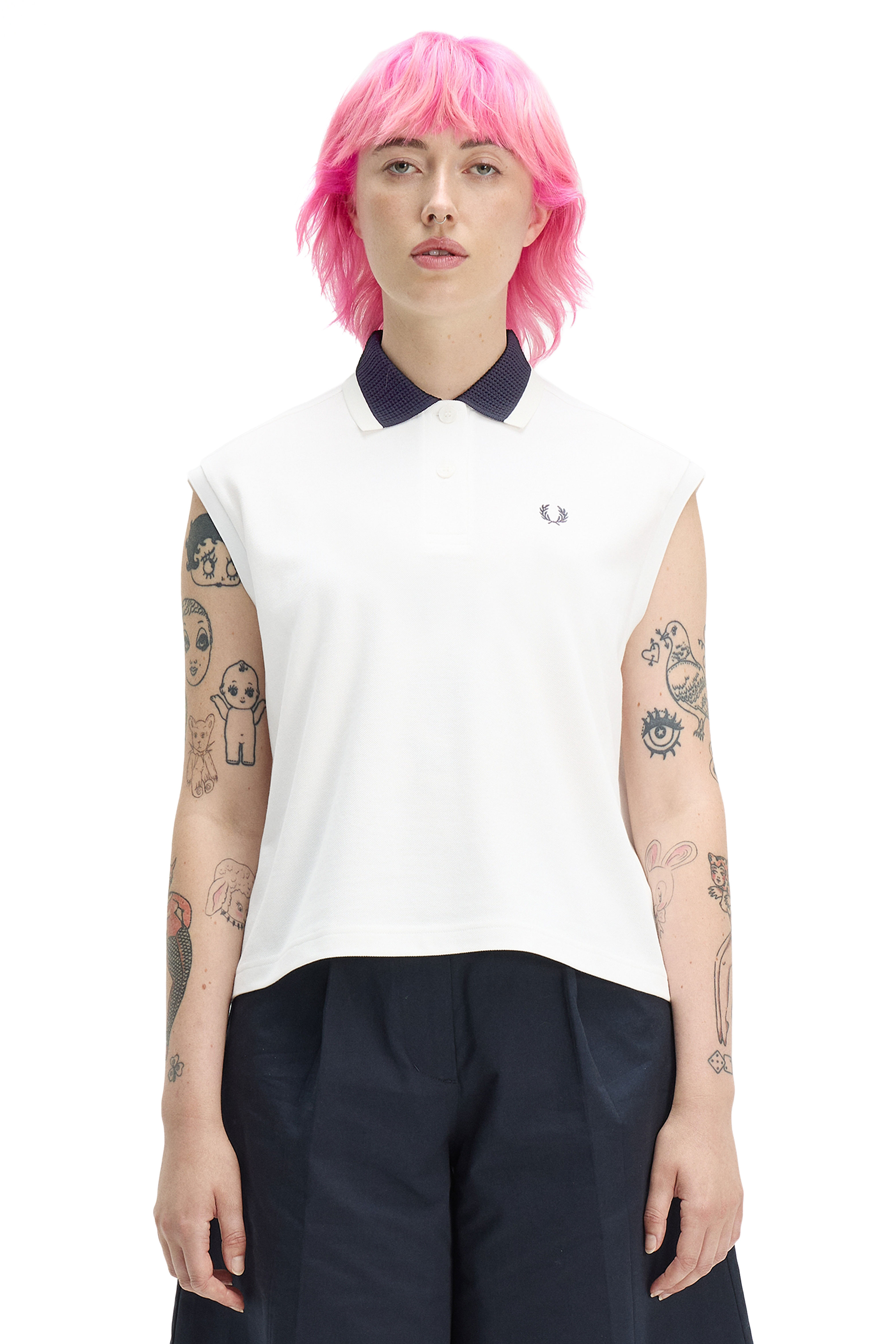 WOMEN'S MESH COLLAR POLO SHIRT thumbnail 4