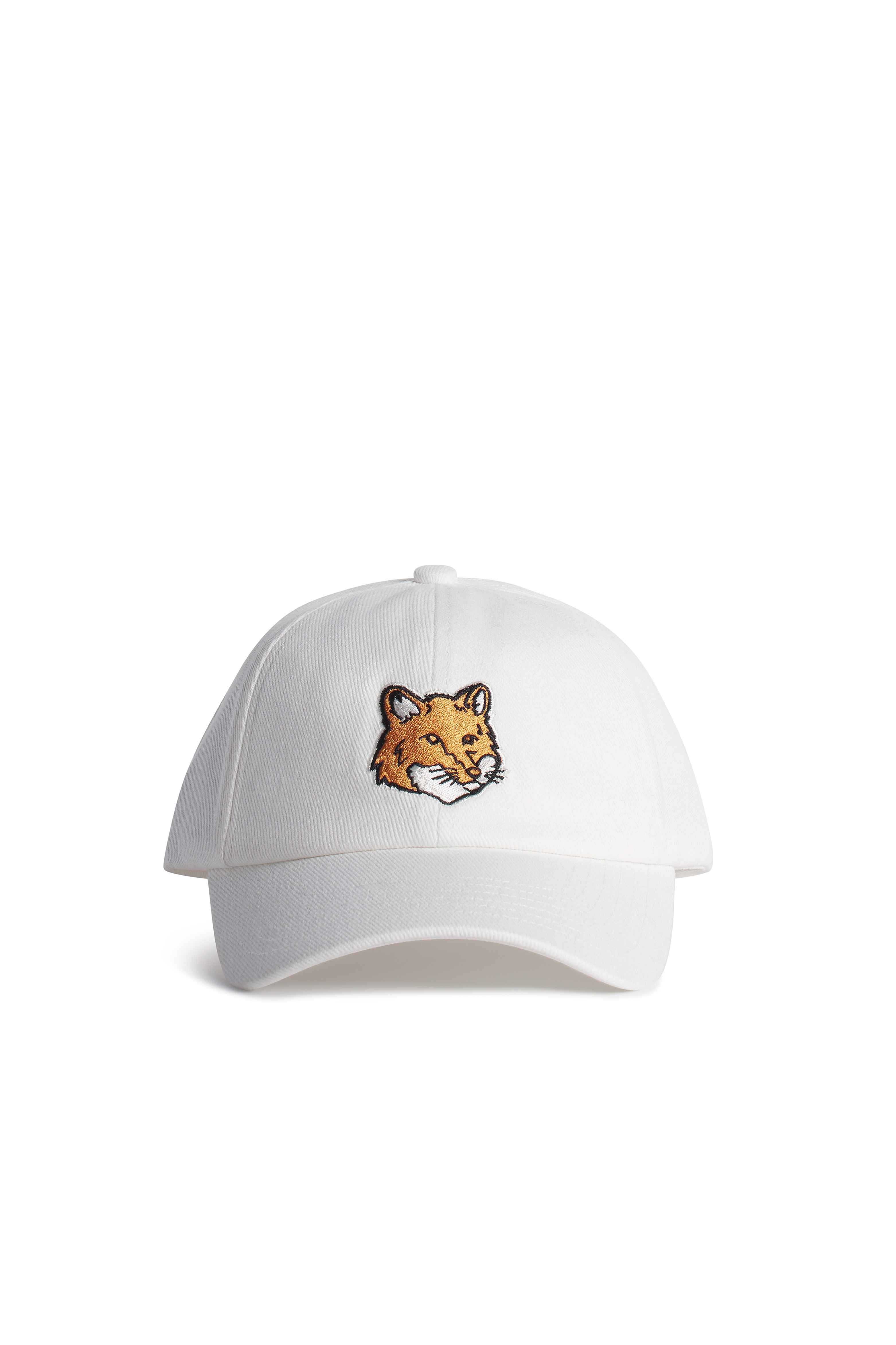 NATURAL FOX HEAD EMBROIDERED CAP