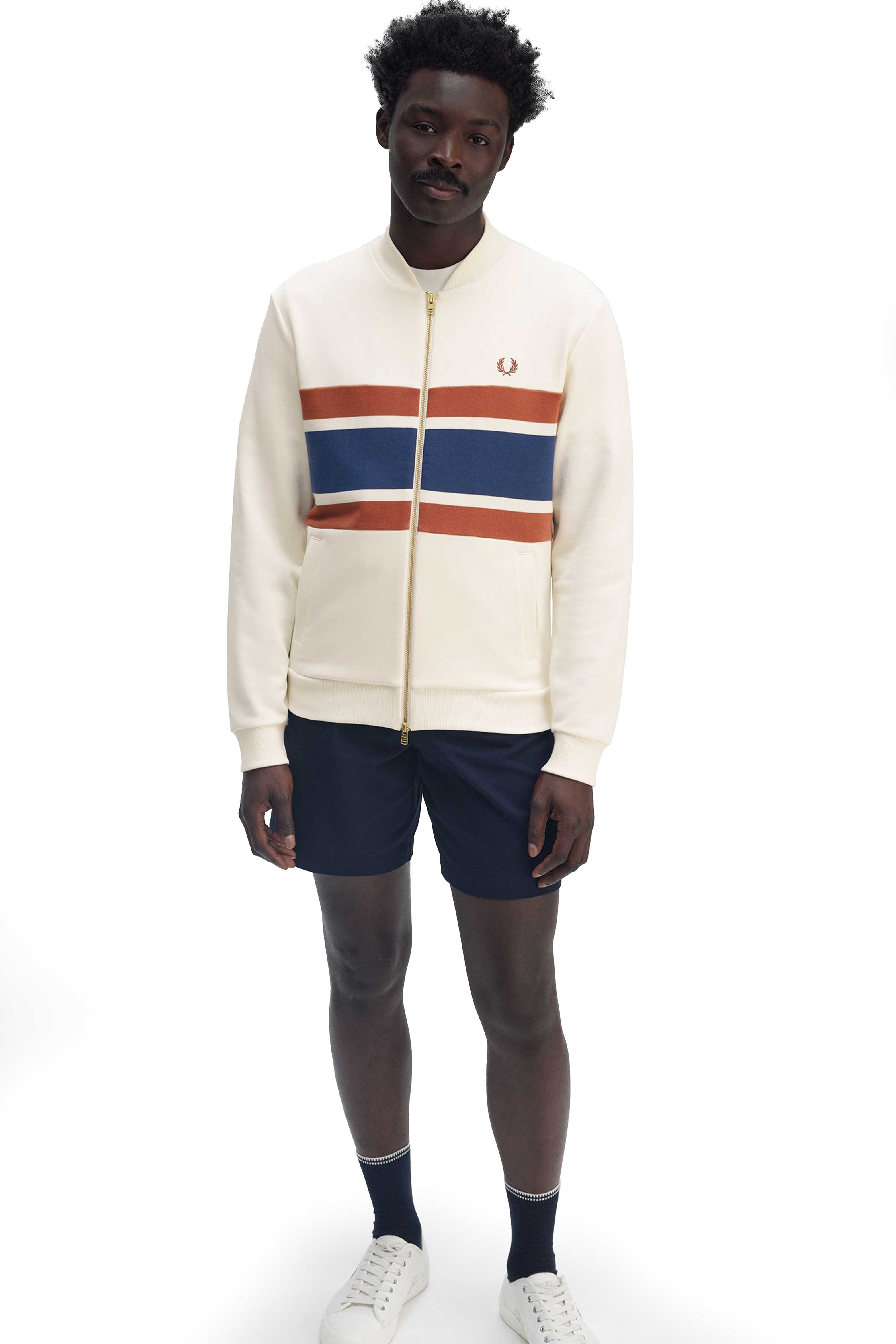 PANELLED ZIP THROUGH SWEATSHIR thumbnail 4