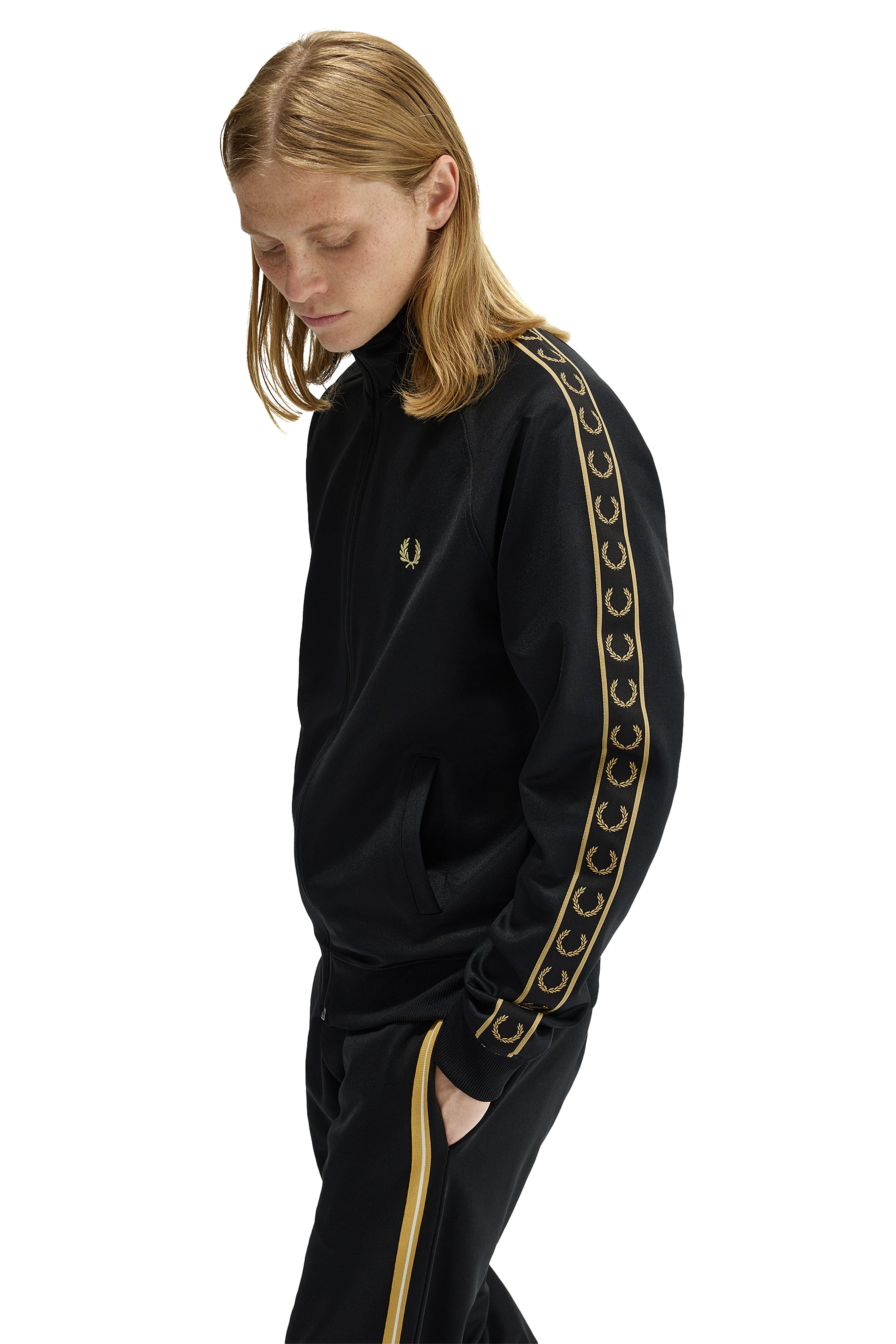 MEN'S CONTRAST TAPE TRACK JACKET thumbnail 3