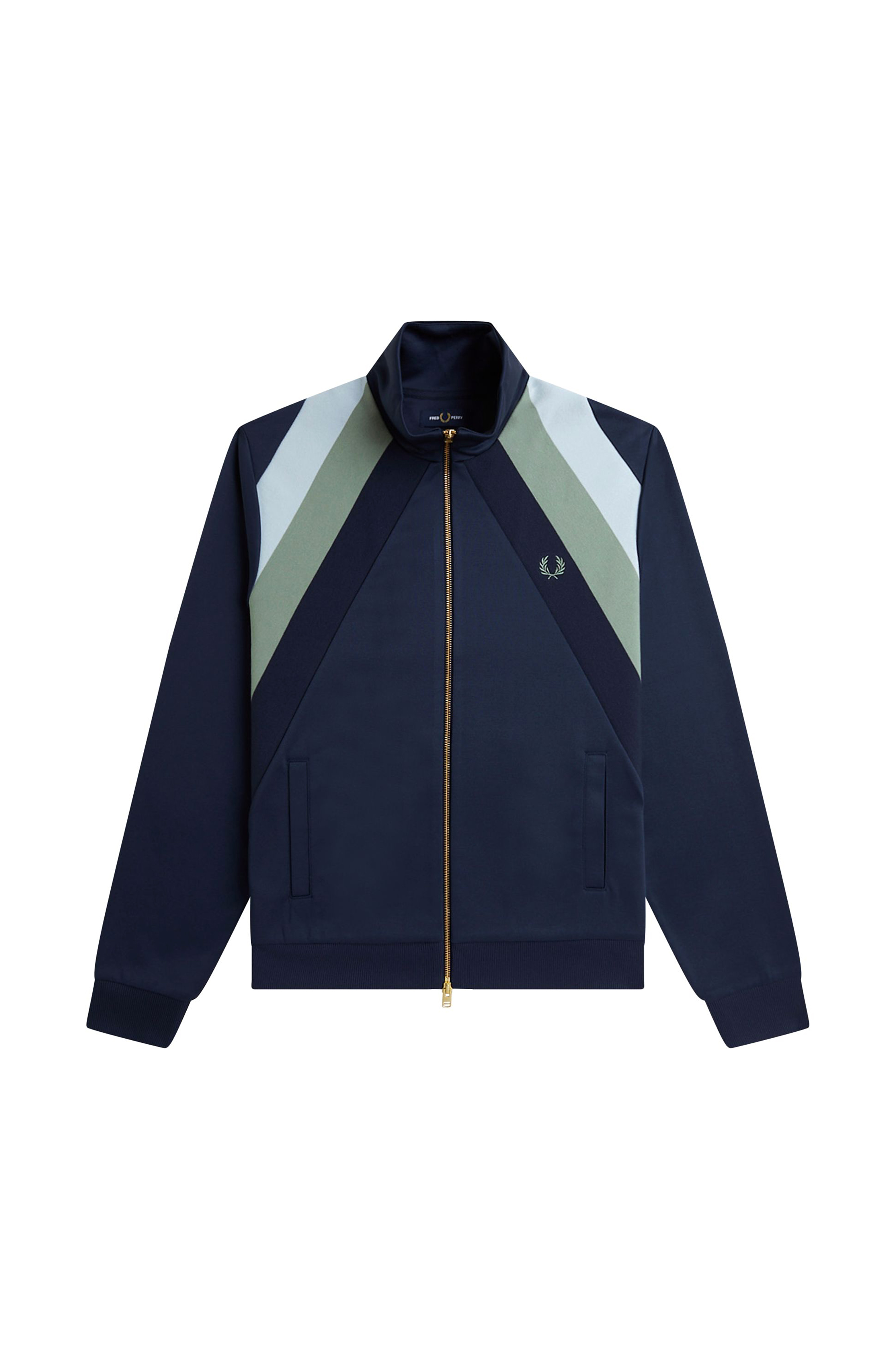 STRIPED PANEL TRACK JACKET