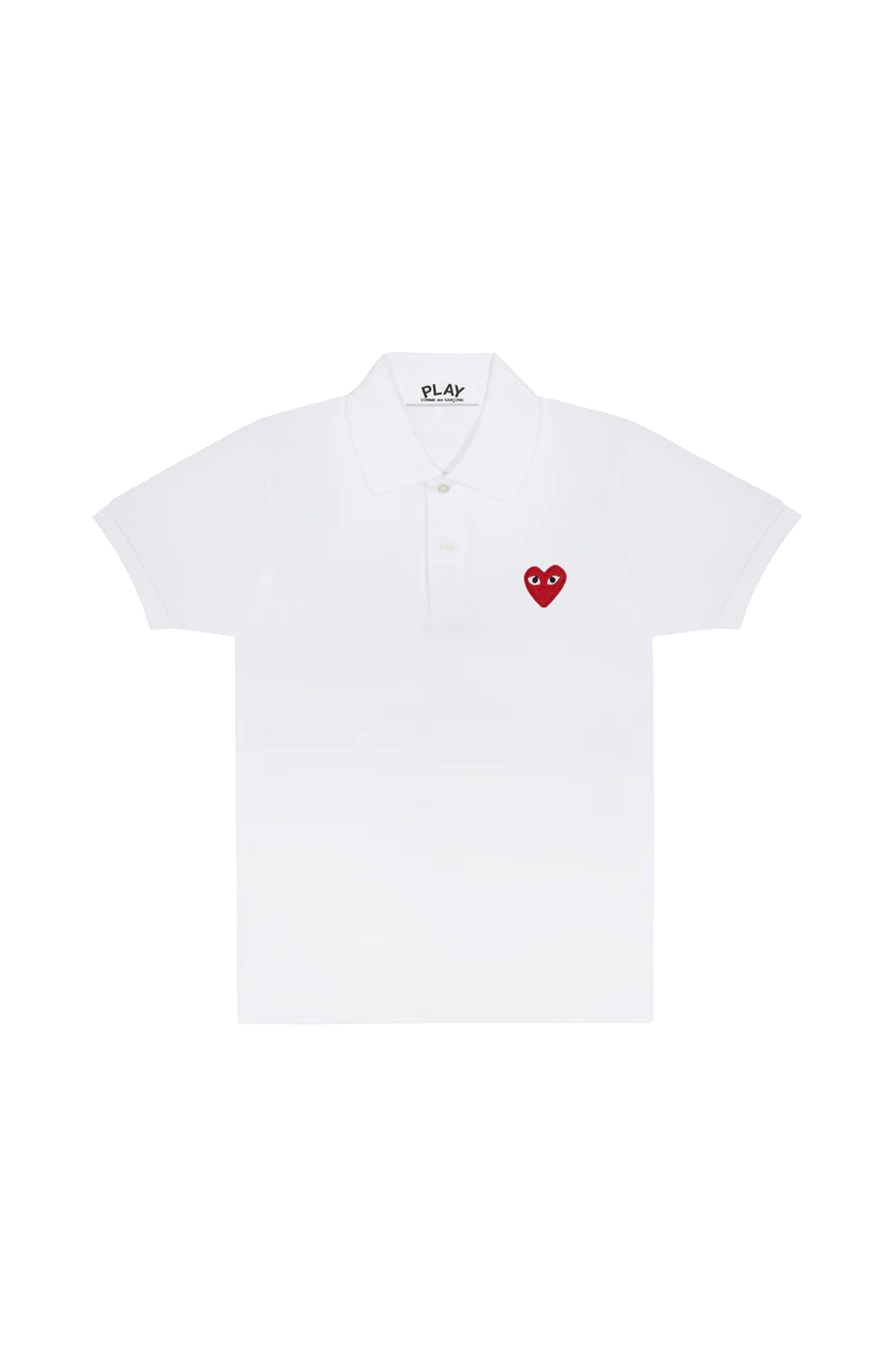 WOMEN'S PLAY POLO SHIRT WITH RED HEART