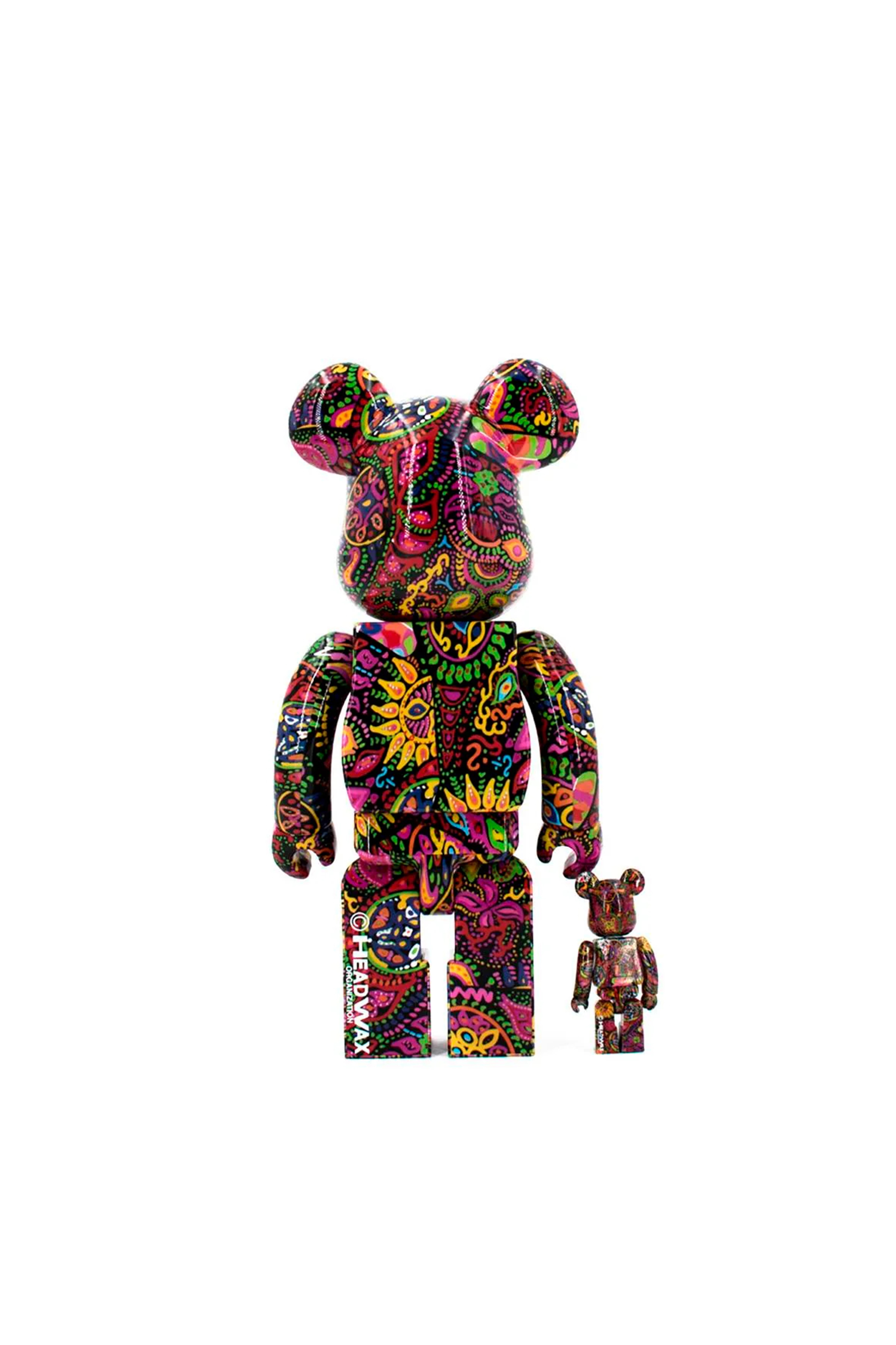 BE@RBRICK PSYCHEDELIC PAISLEY 100% & 400% thumbnail 3