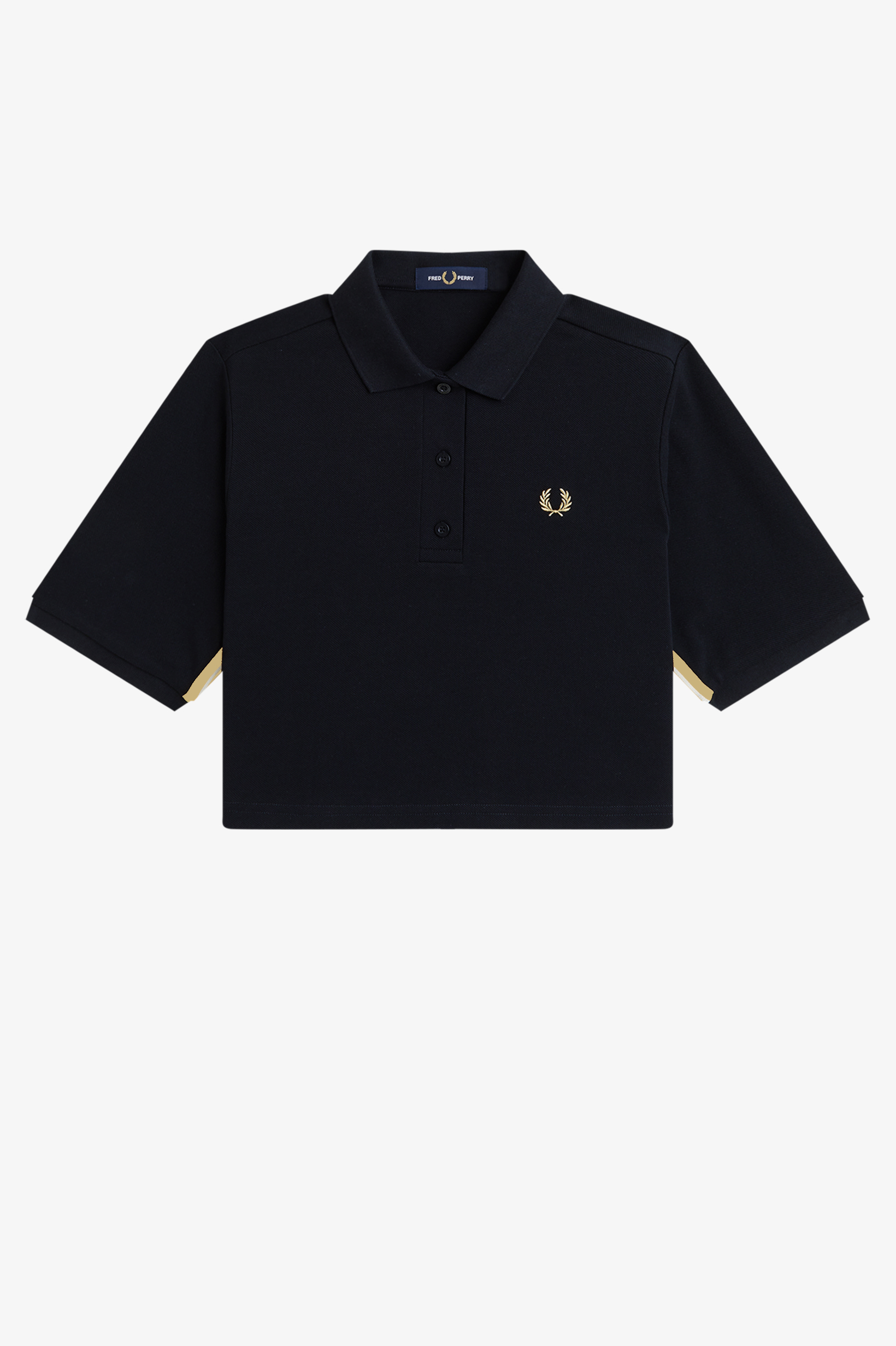 WOMEN'S TAPE DETAIL POLO SHIRT