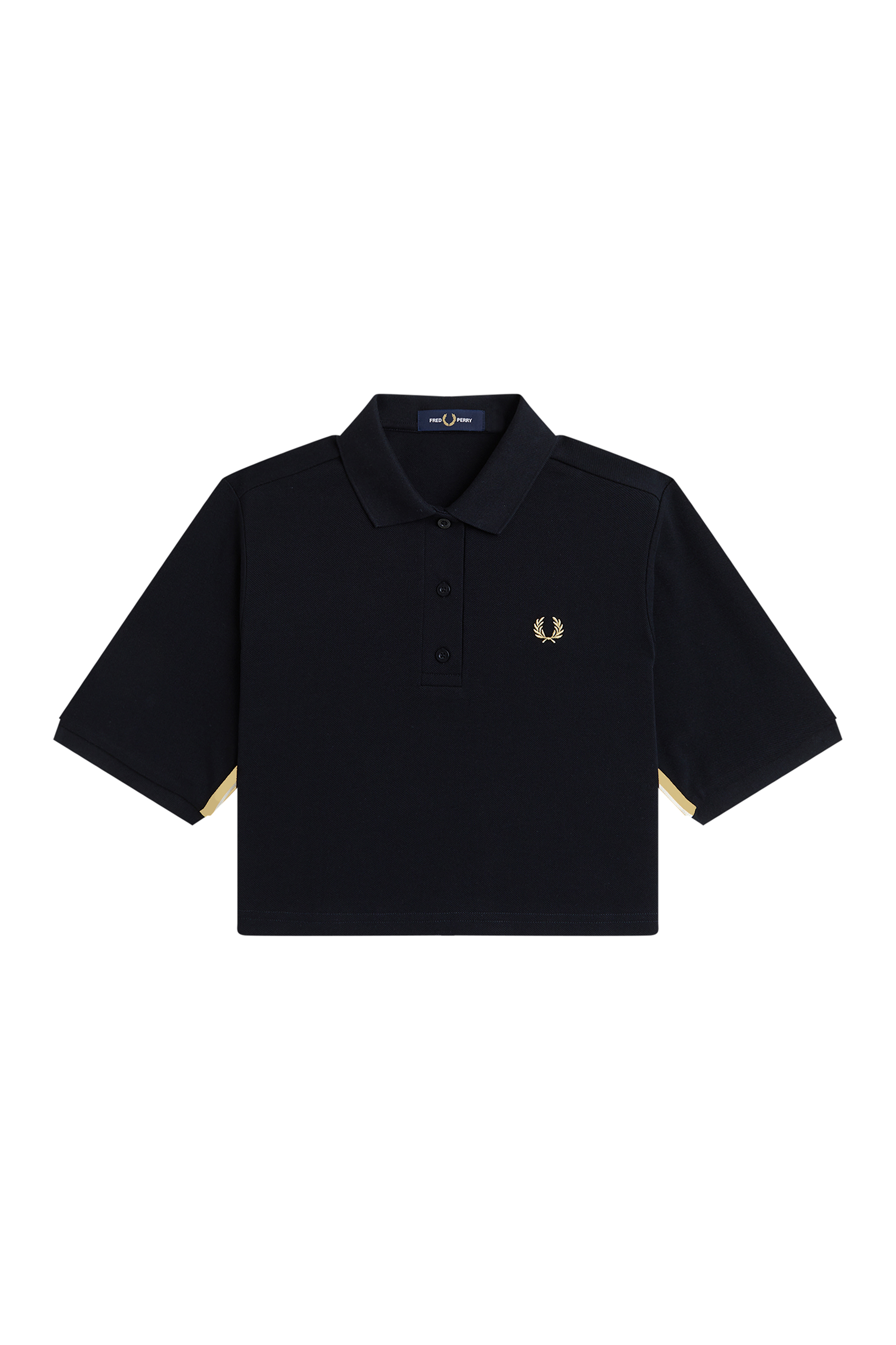 WOMEN'S TAPE DETAIL POLO SHIRT
