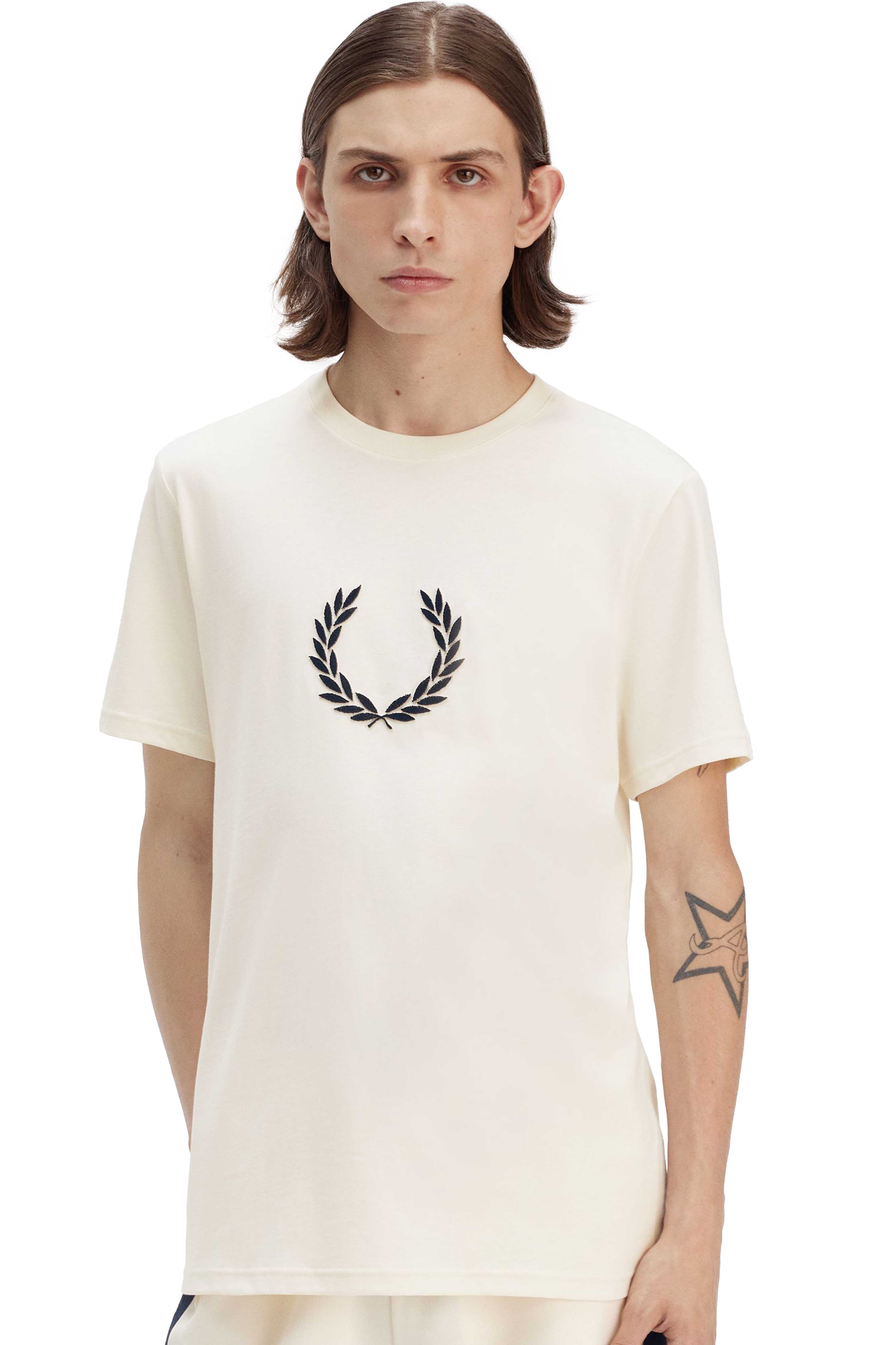 TEXTURED LAUREL WREATH T-SHIRT thumbnail 3