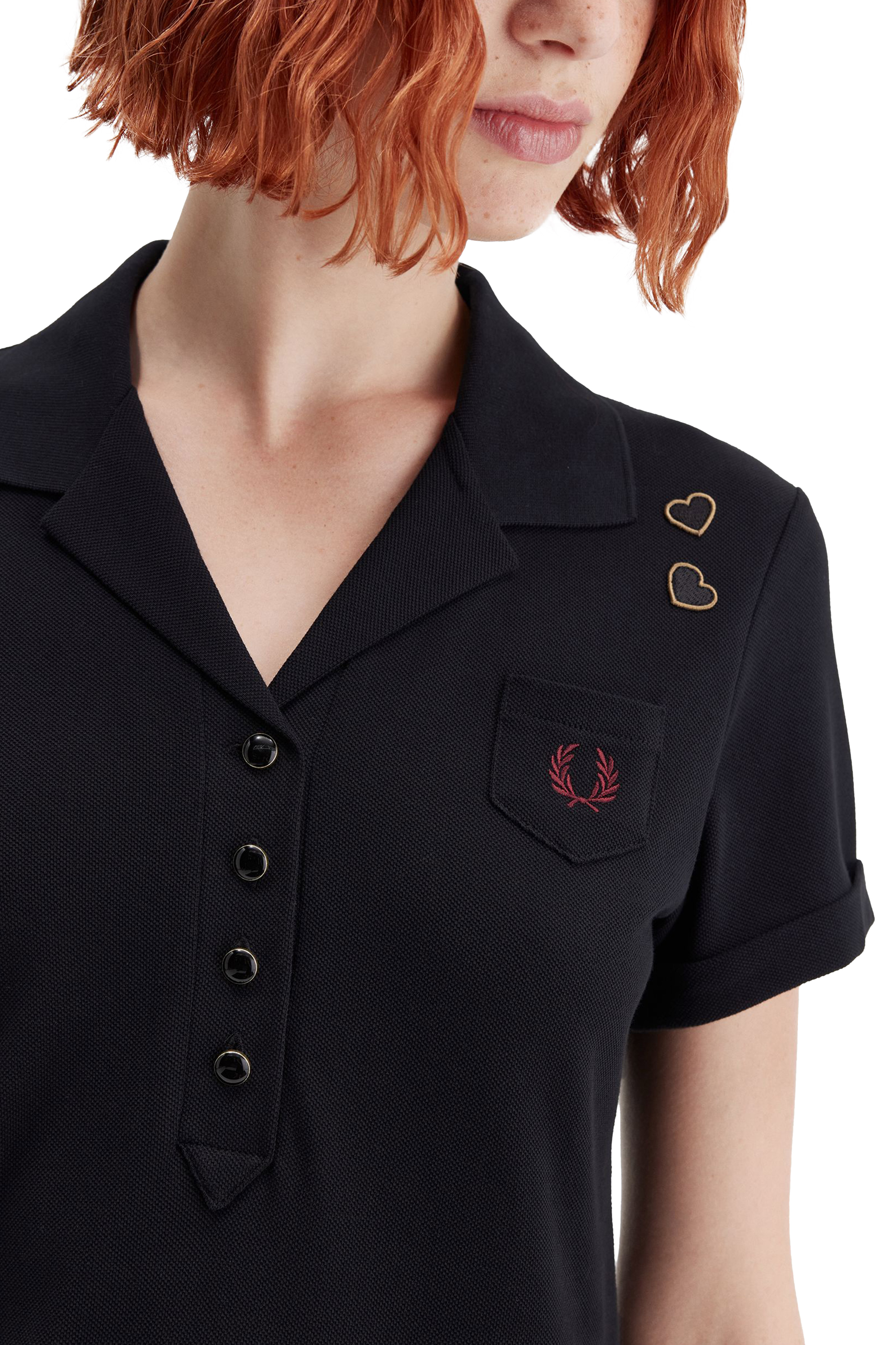 FRED PERRY WOMENS x AMY WINEHOUSE PIQUE DRESS thumbnail 5