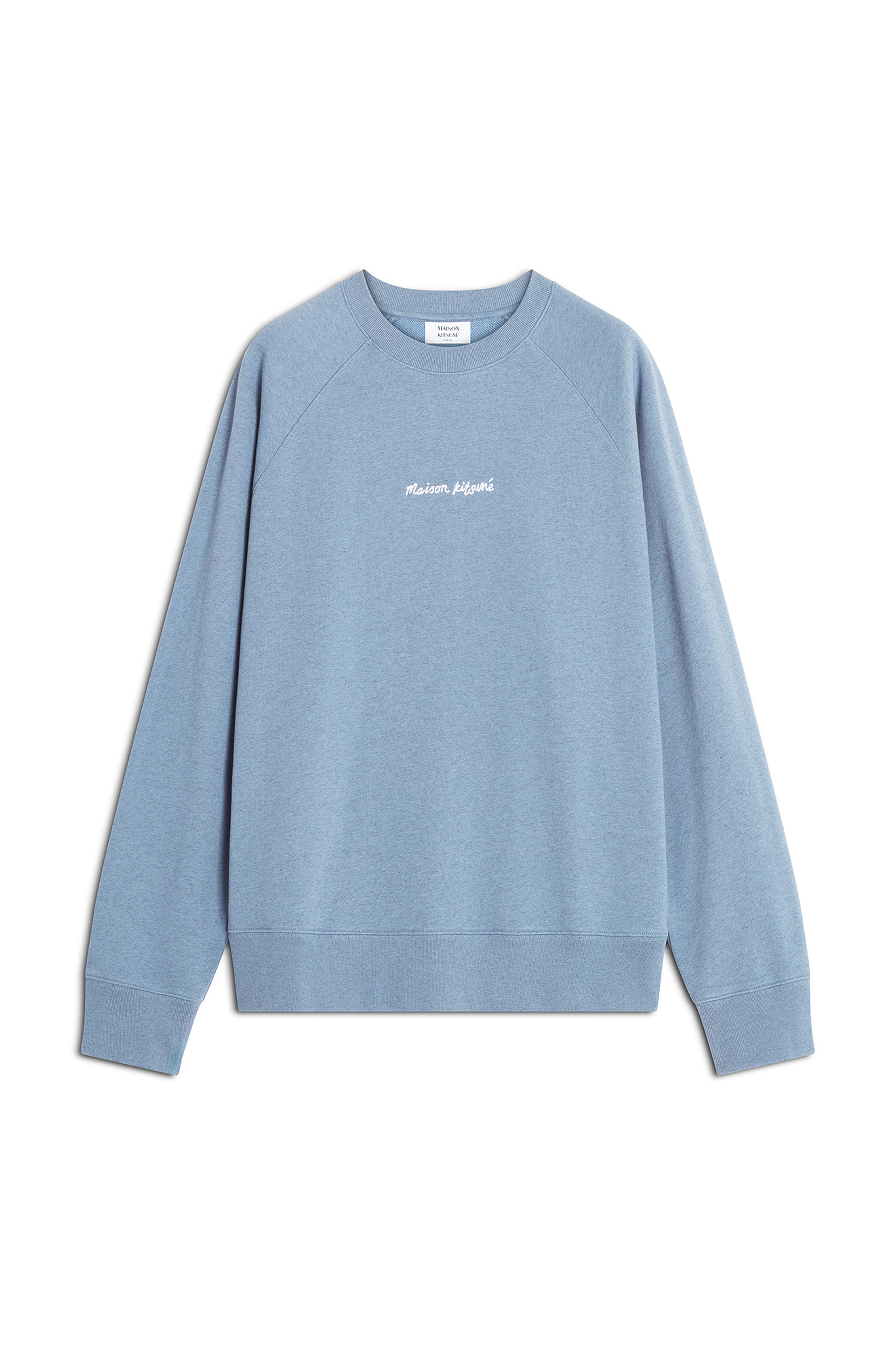 MAISON KITSUNÉ LINE HANDWRITING OVERSIZE SWEATSHIR