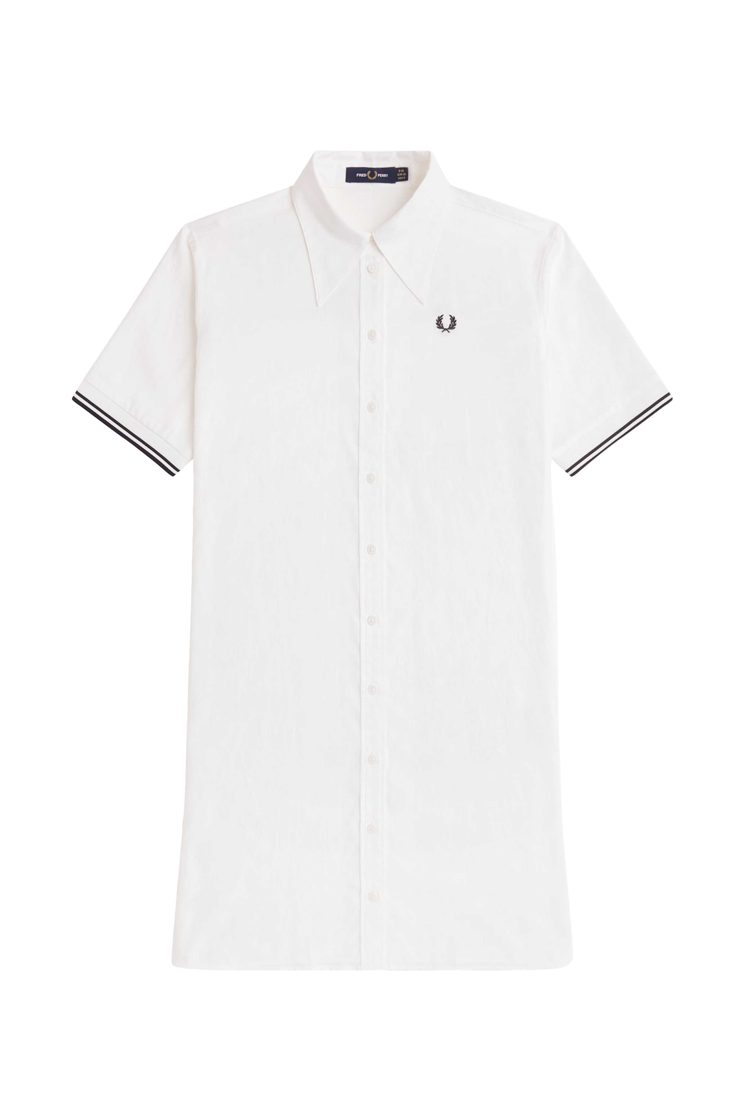 TIPPED SHIRT DRESS