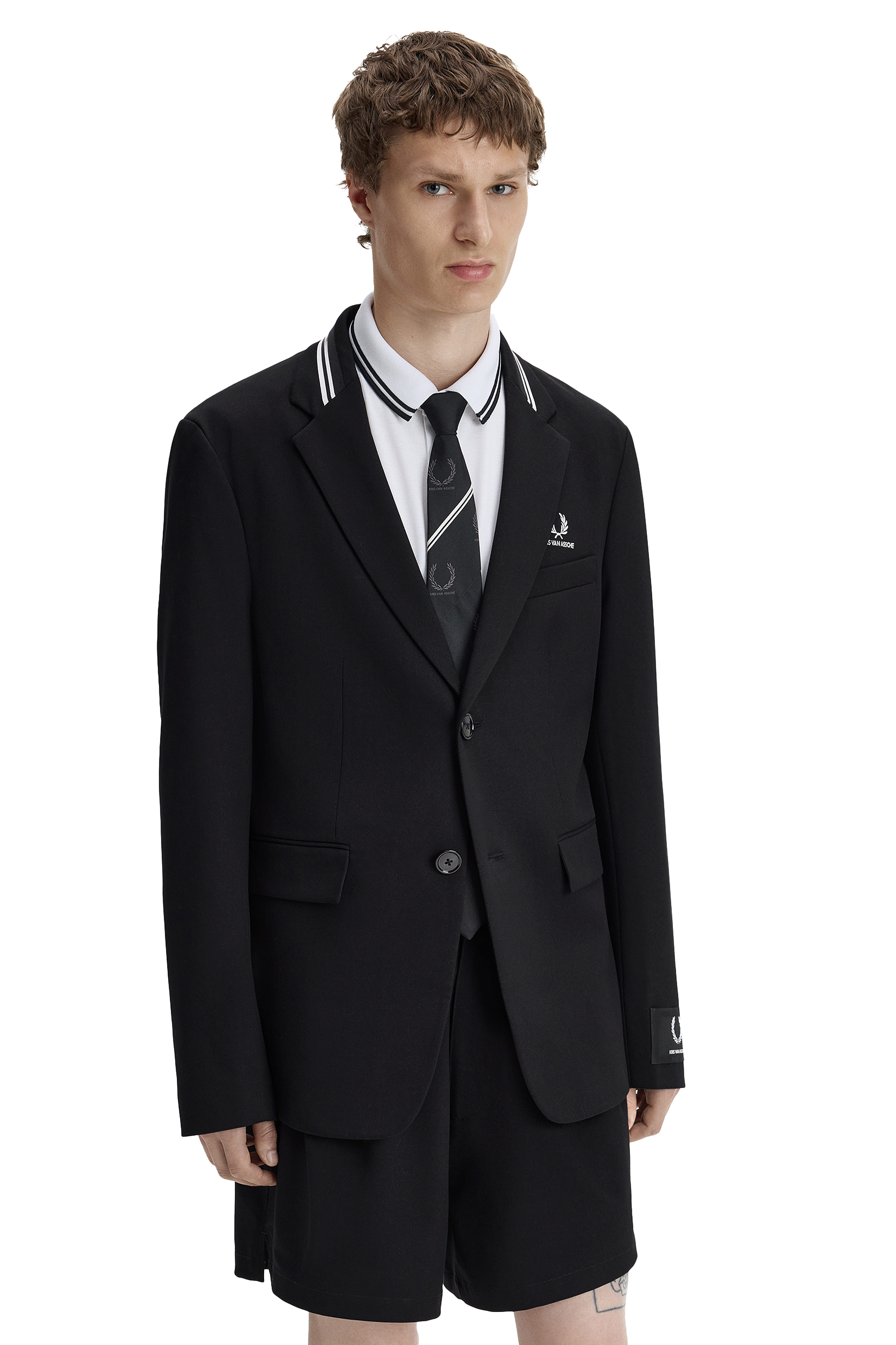 FRED PERRY x KRIS VAN ASSCHE MEN'S CASUAL BLAZER thumbnail 3