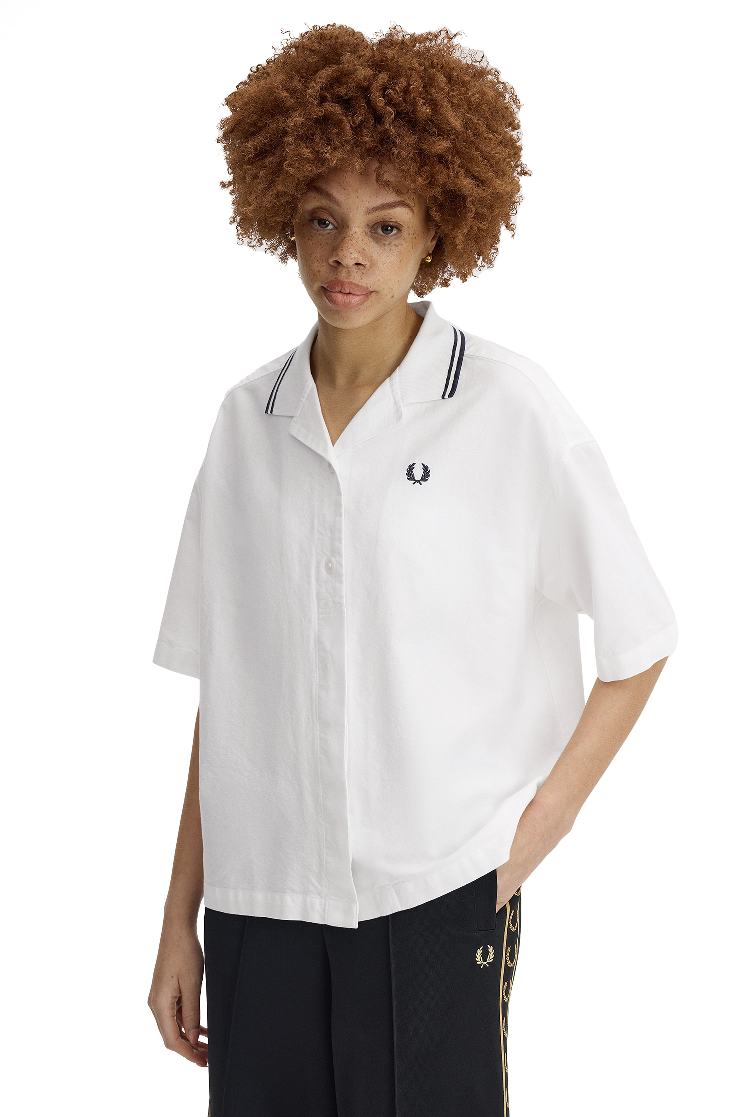 WOMEN'S TIPPED PLACKET DETAIL SHIRT thumbnail 3