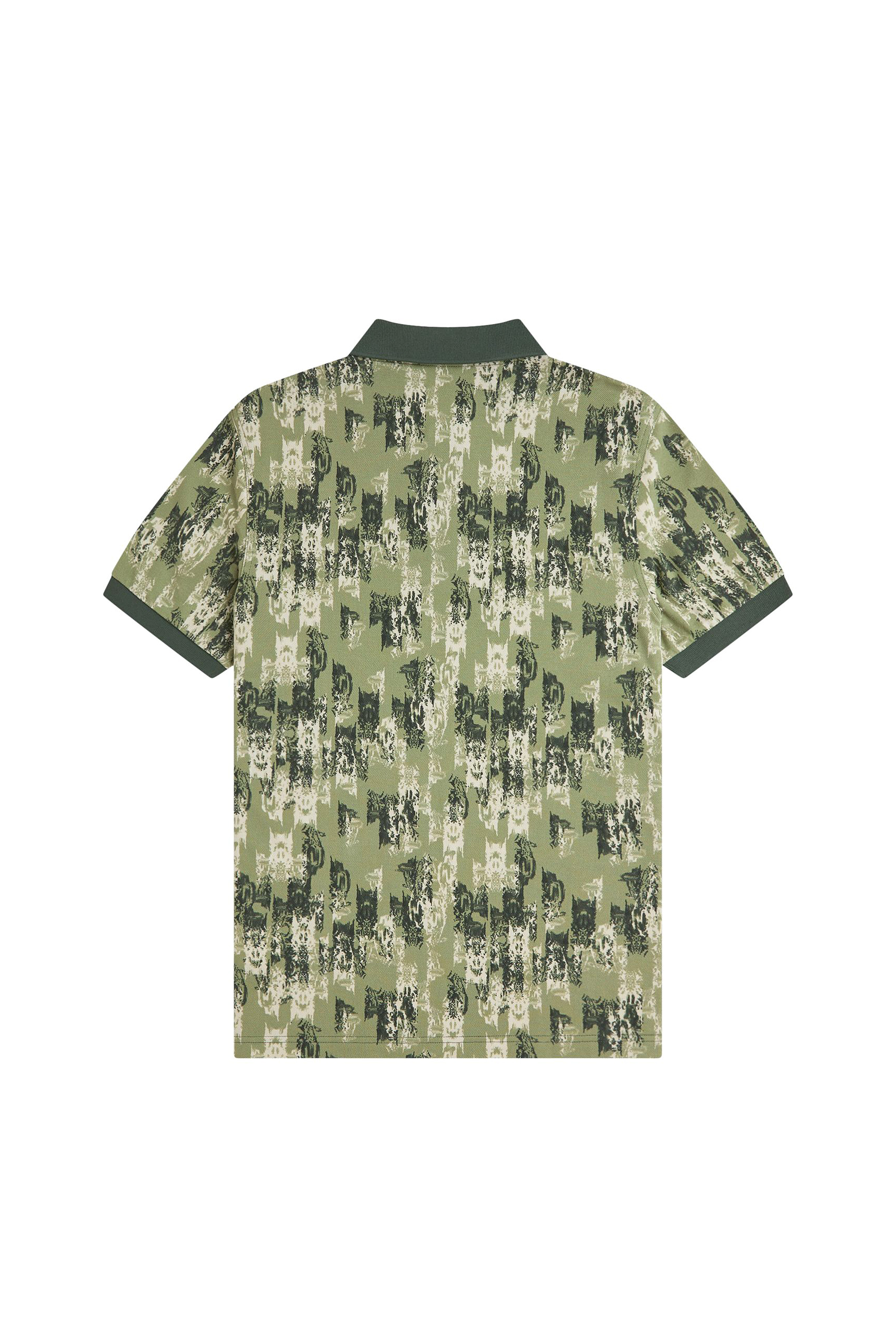 ABSTRACT PRINT POLO SHIRT thumbnail 2