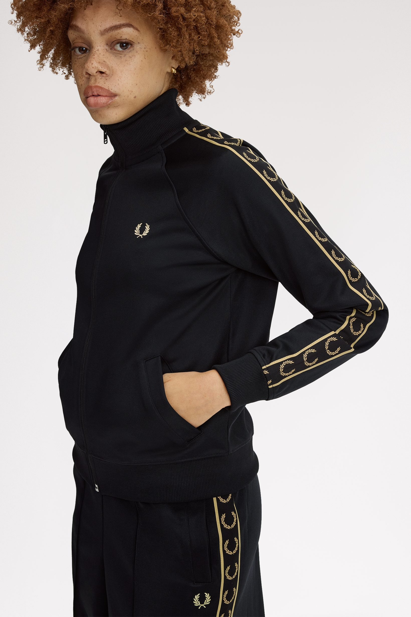 WOMENS TAPED TRACK JACKET thumbnail 3