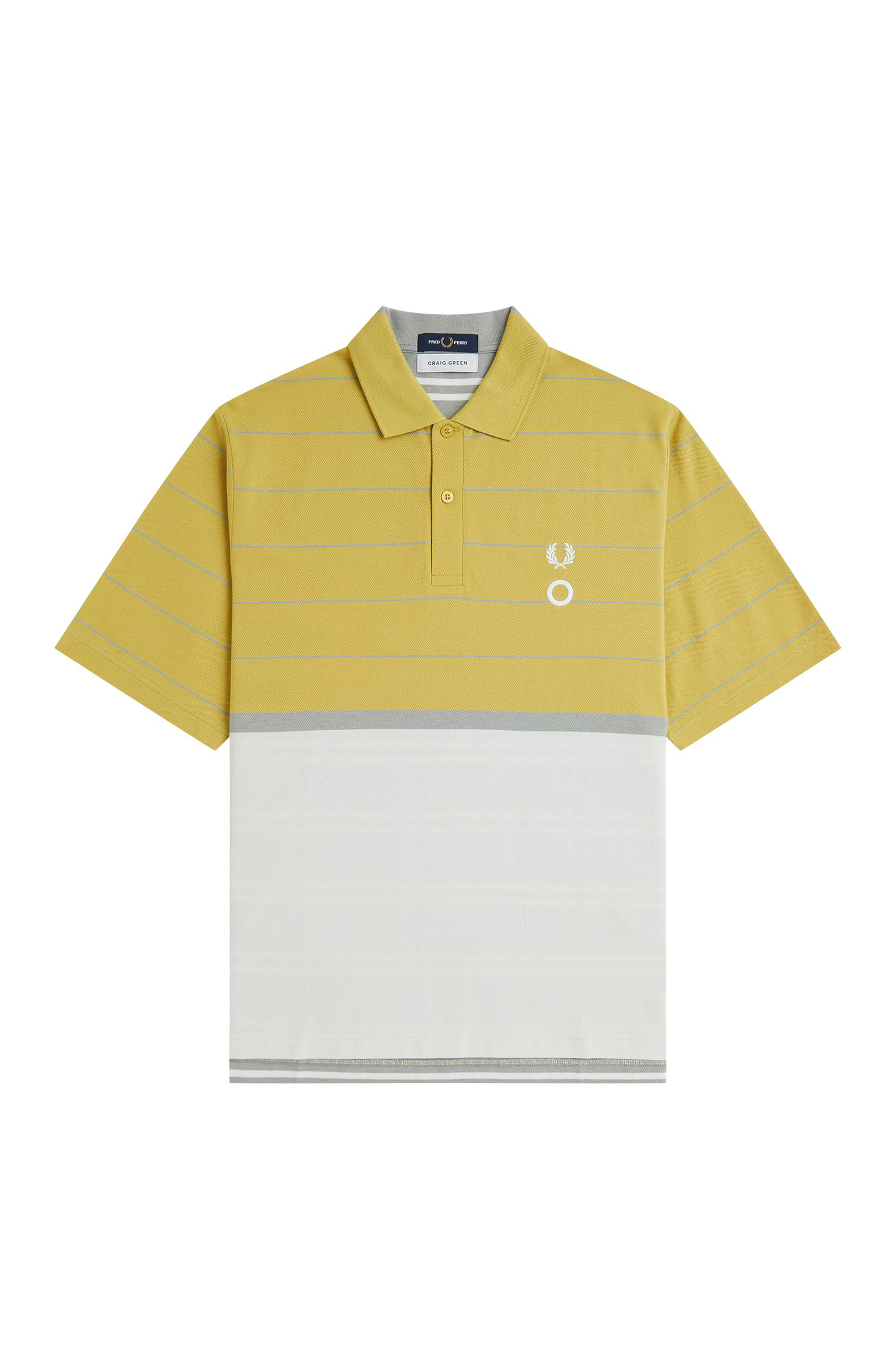 FRED PERRY x CRAIG GREEN MEN'S HALF & HALF POLO