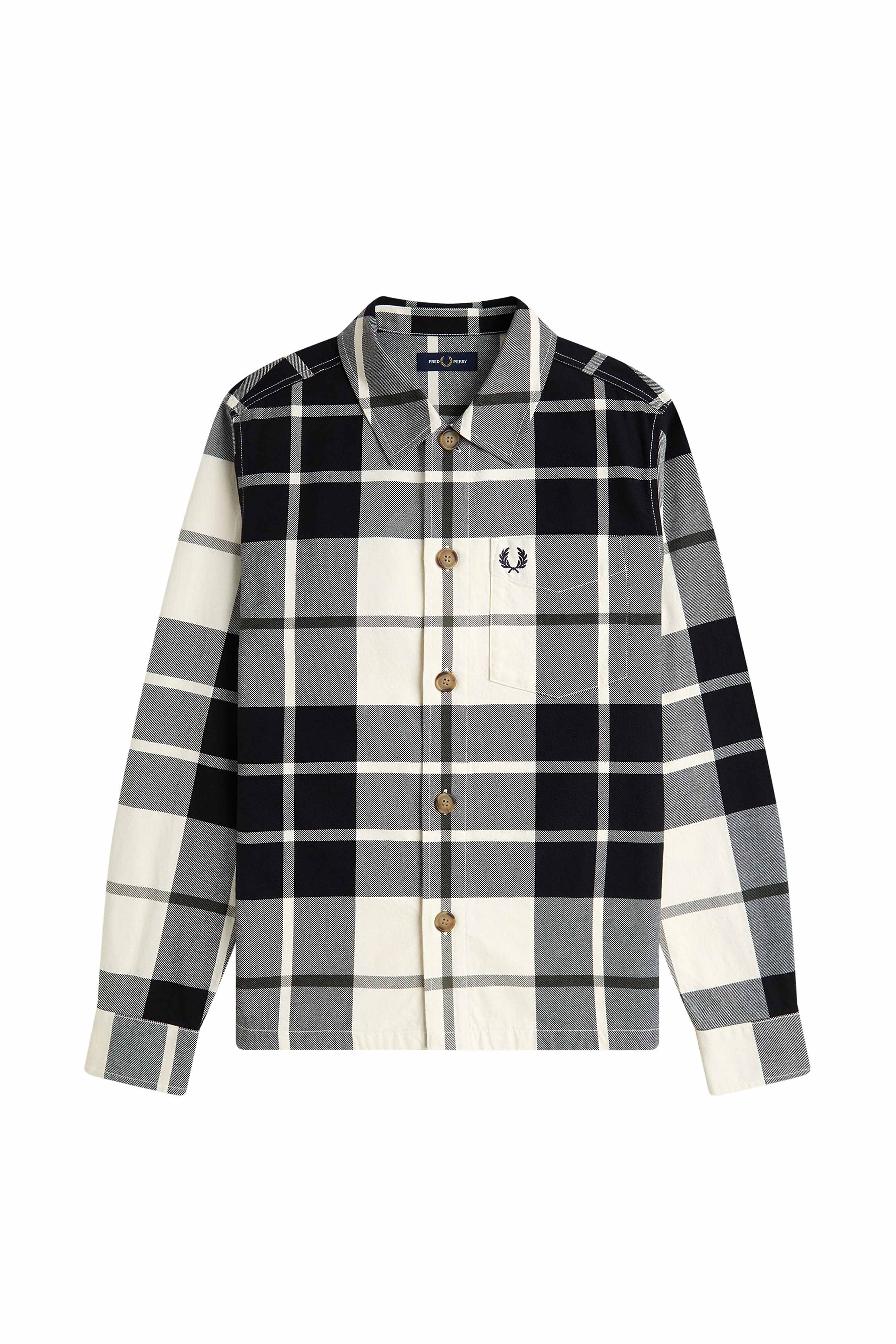 TARTAN TWILL OVERSHIRT
