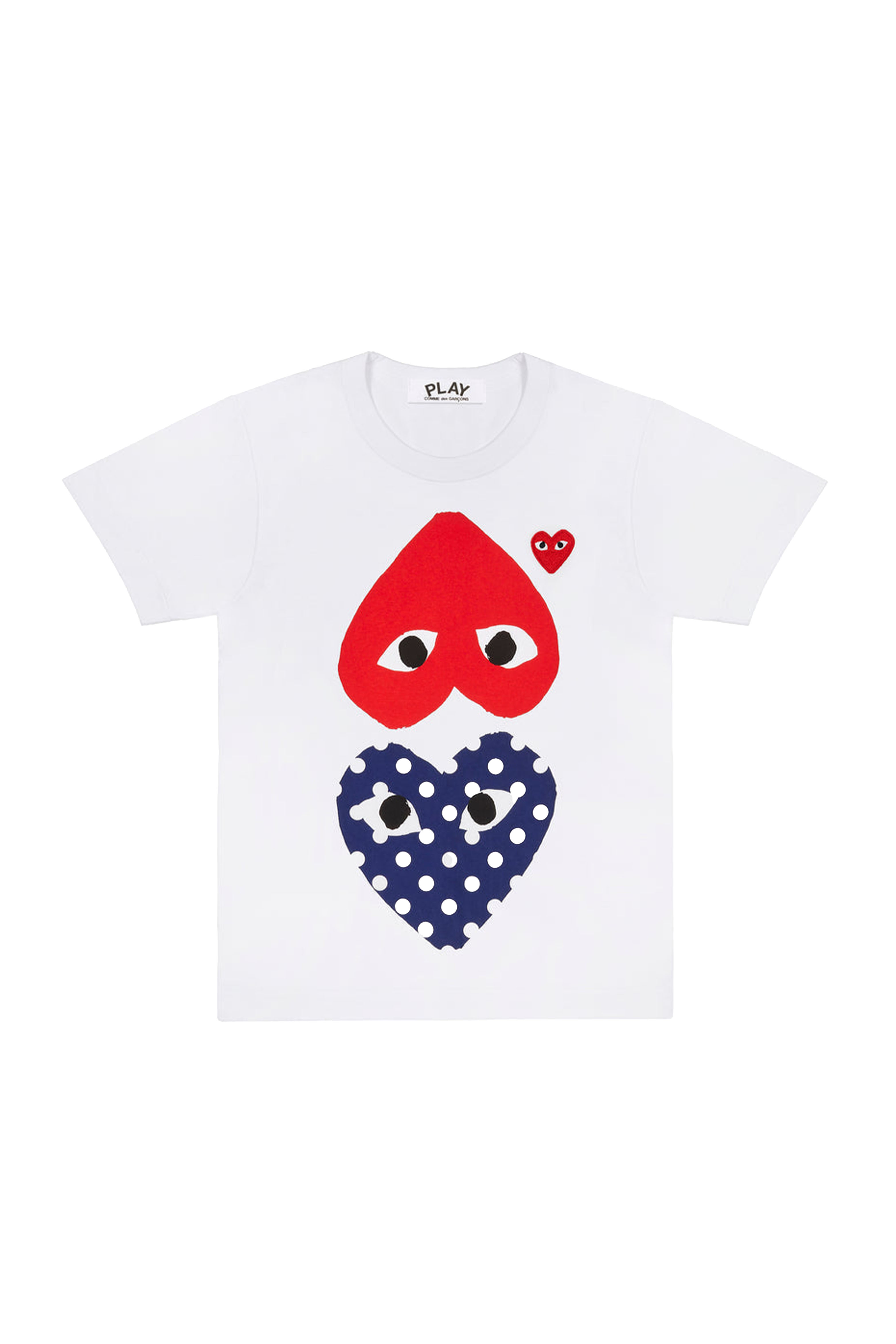 PLAY POLKA DOT INVERTED HEART T-SHIRT