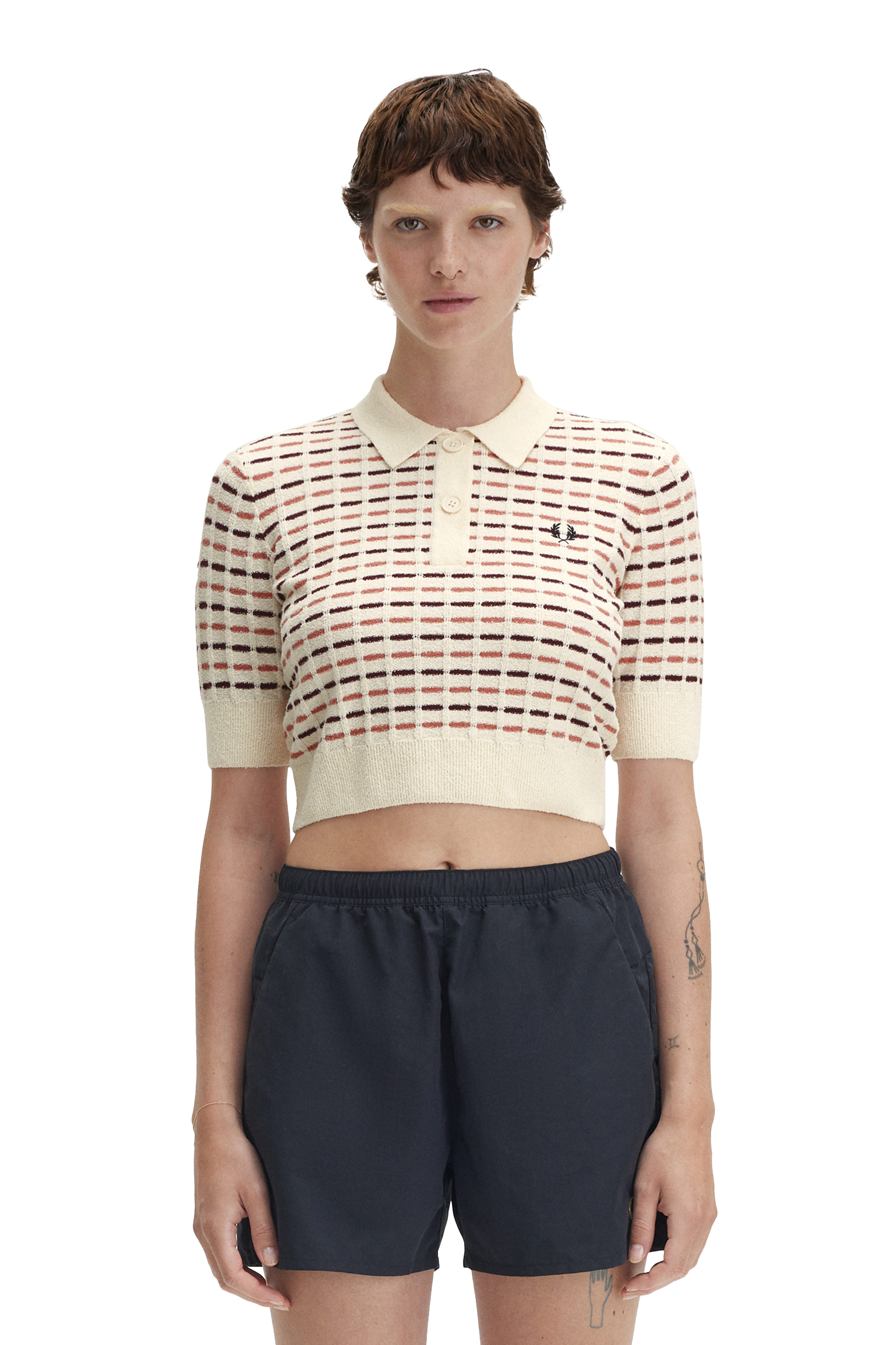 BOUCLE KNITTED POLO SHIRT thumbnail 7