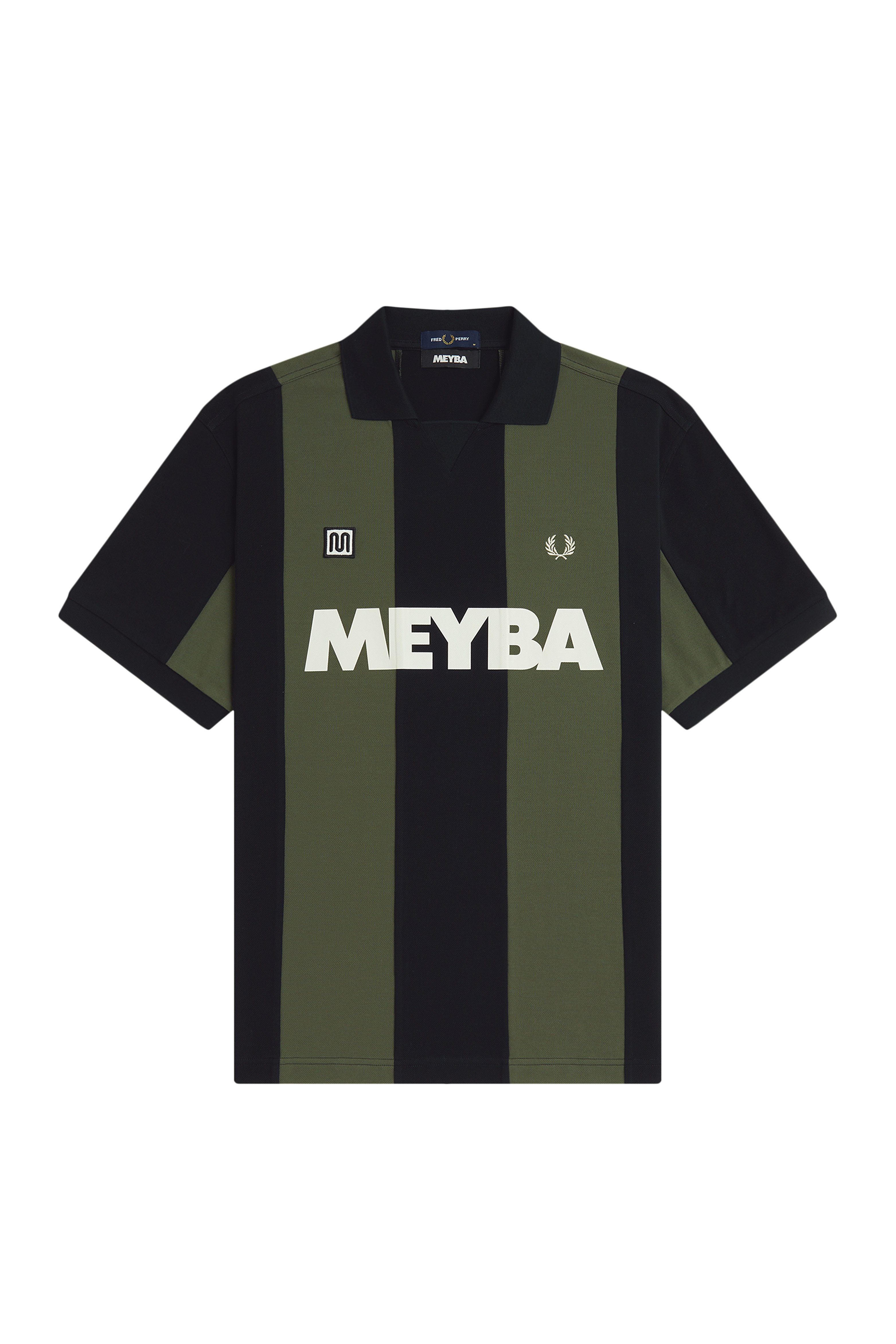 FRED PERRY X MEYBA MEN'S CUT AND SEW POLO SHIRT