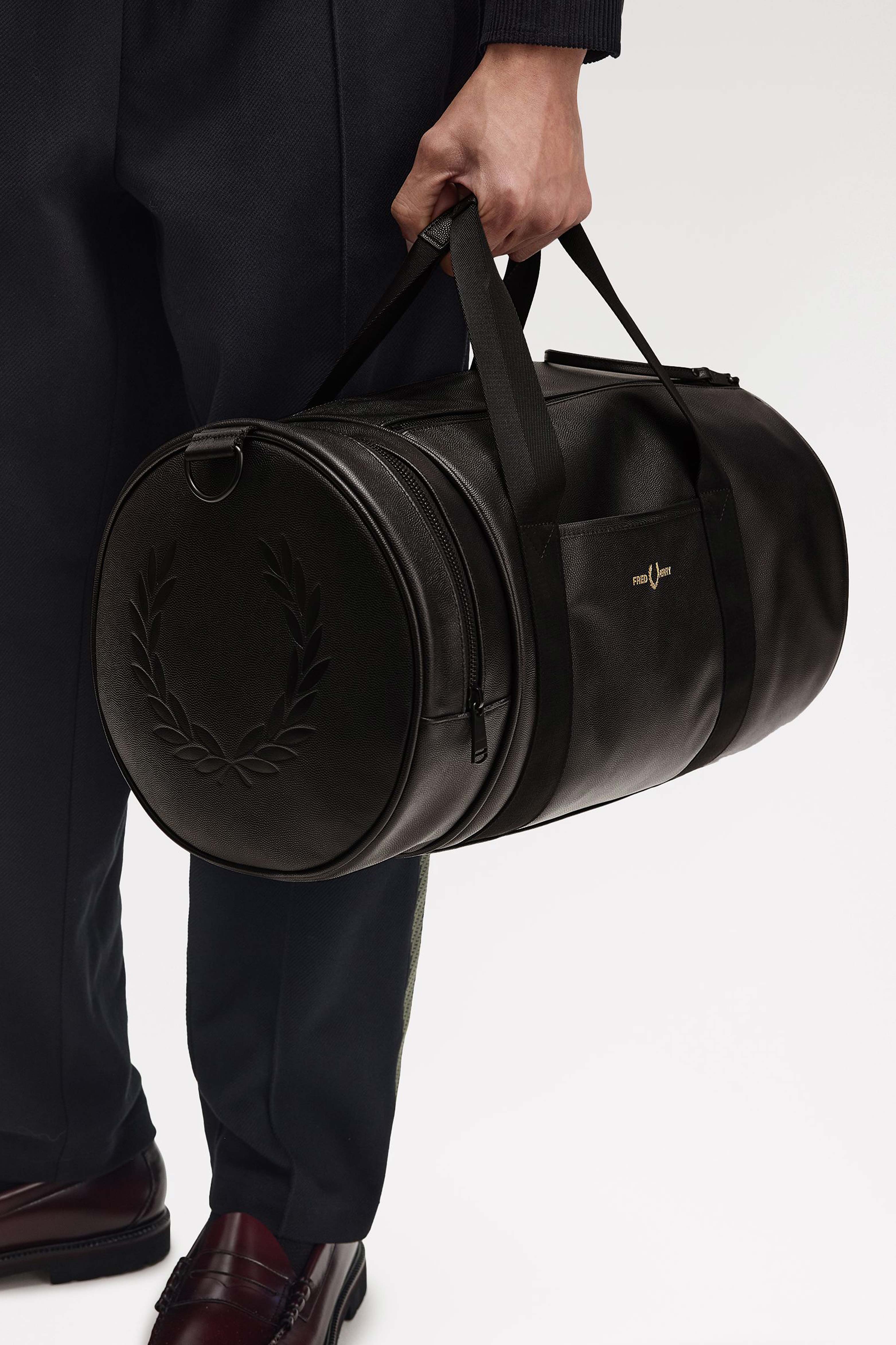 SCOTCHGRAIN LEATHER BARREL BAG thumbnail 5