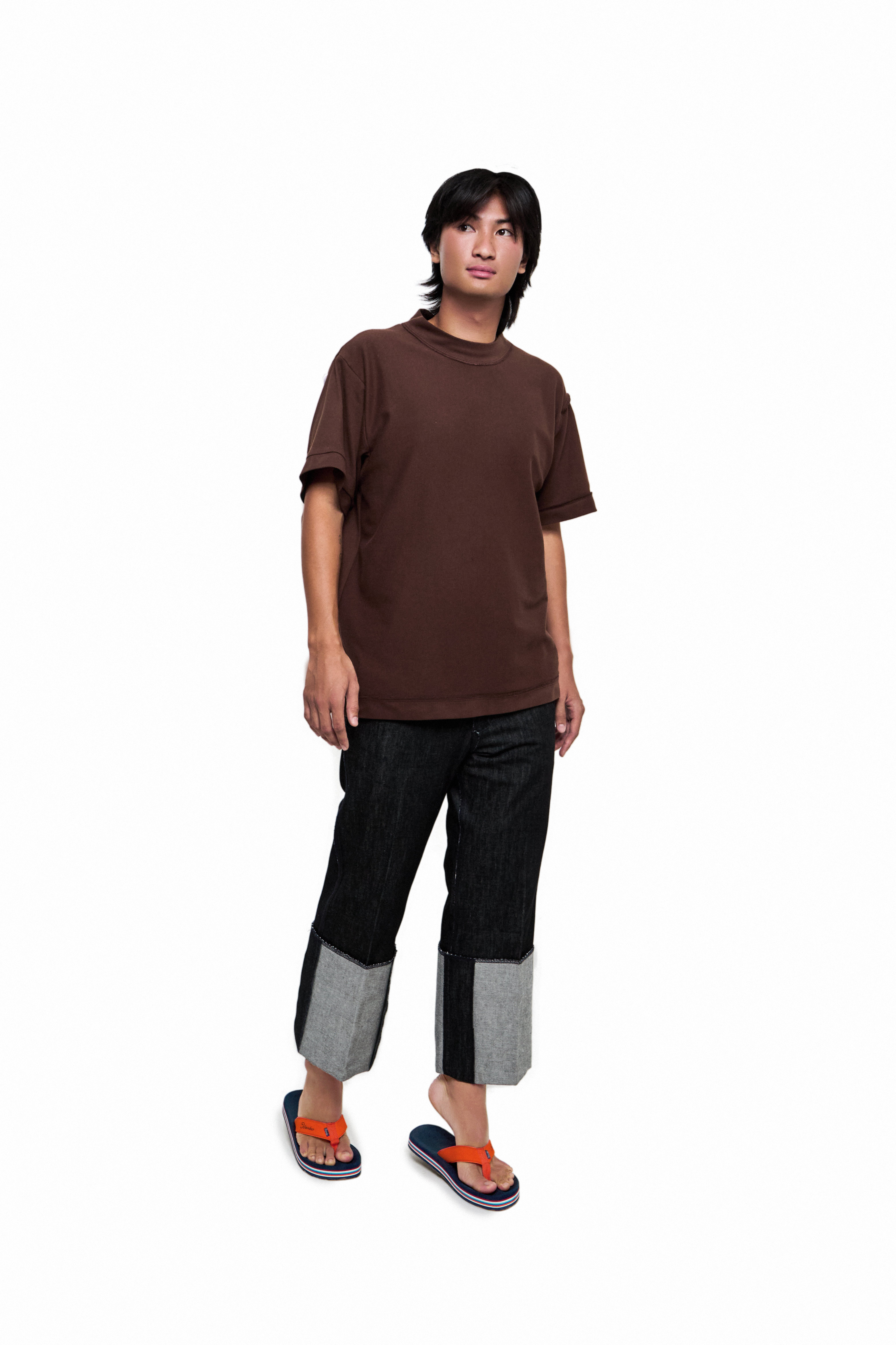 UNIVERS X CARL JAN CRUZ UNISEX FREE CUFF JEANS thumbnail 2