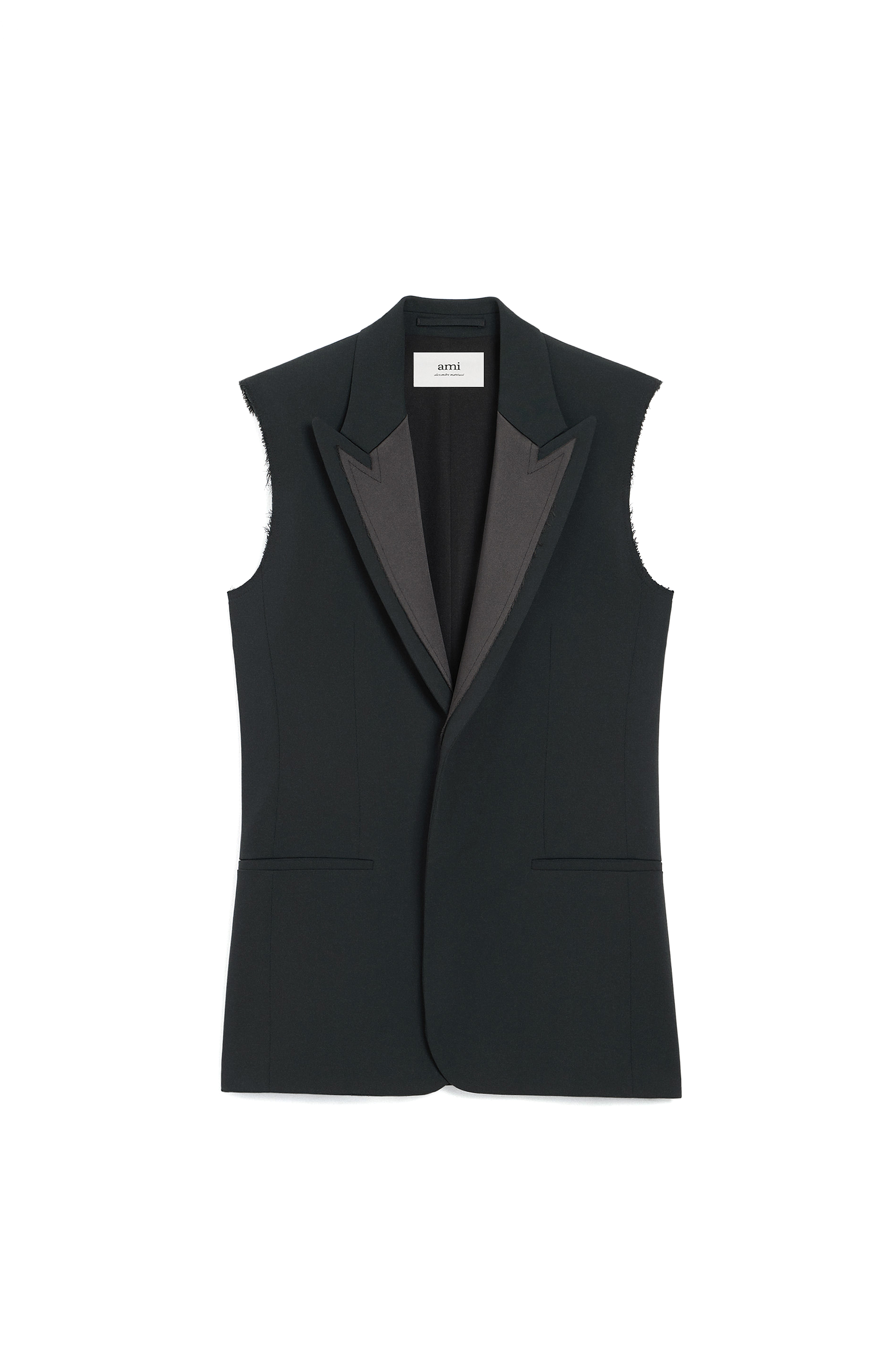 WOMEN'S TUX SLEEVELESS JACKET