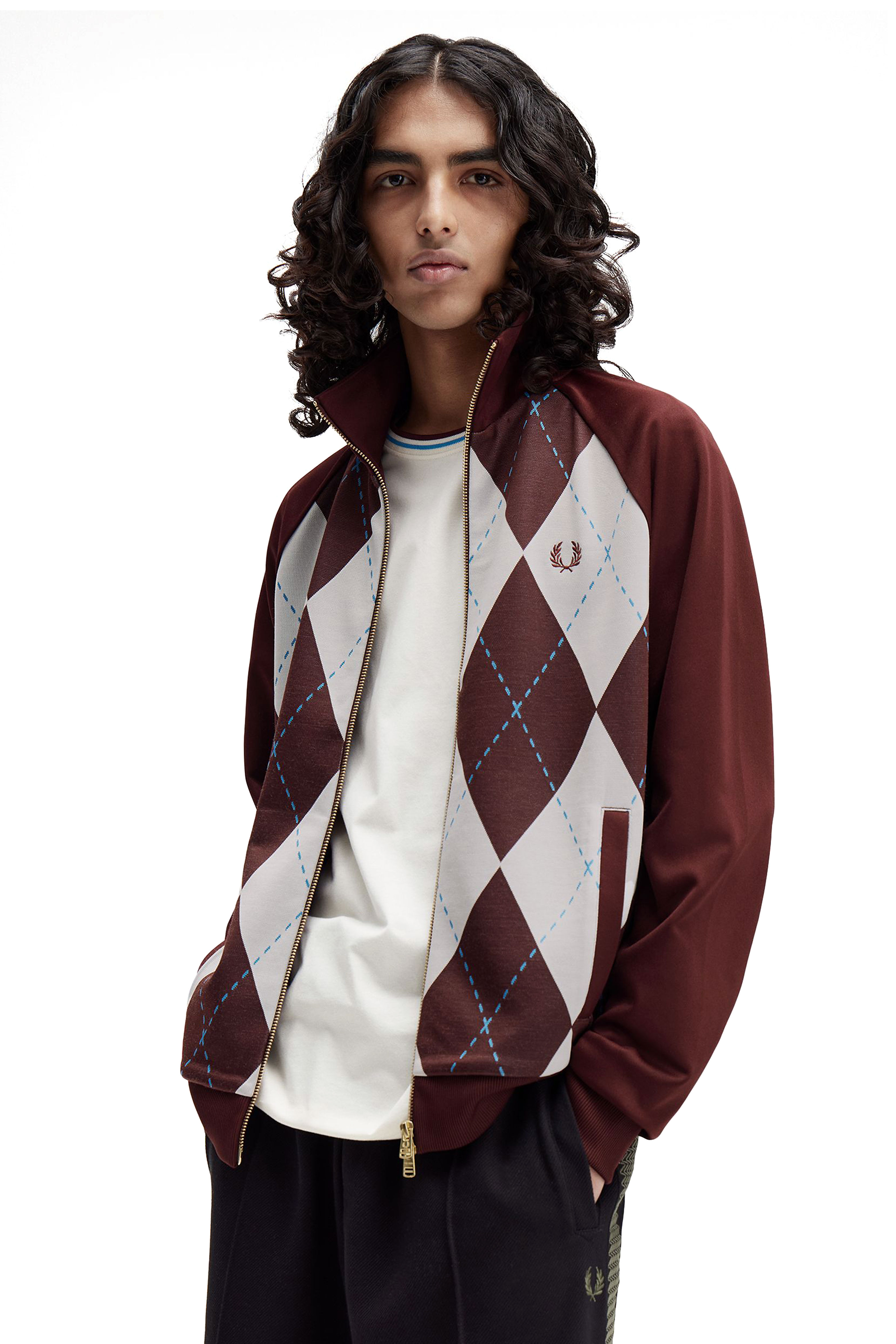 ARGYLE TRACK JACKET thumbnail 5