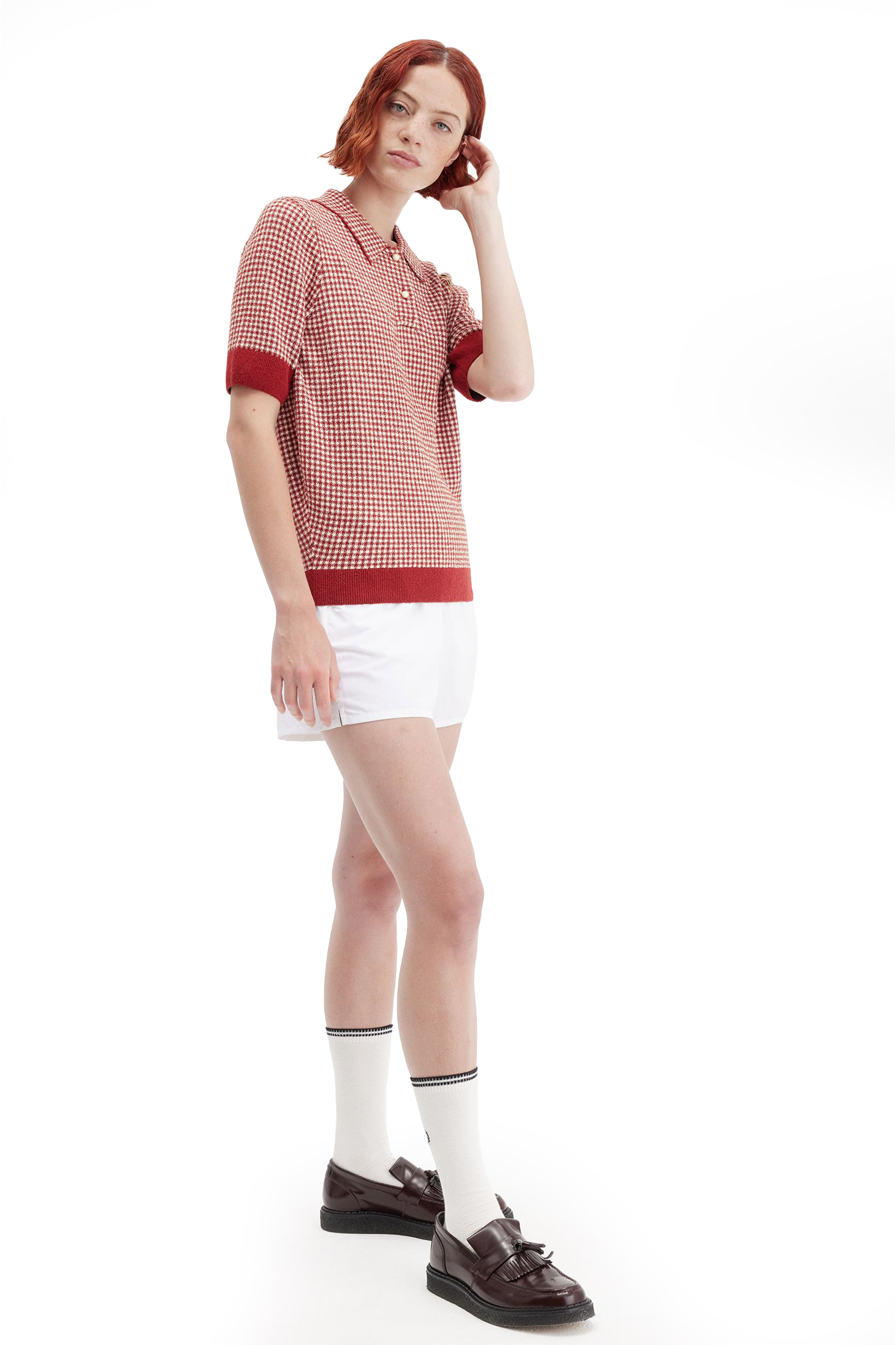 FRED PERRY WOMENS x AMY WINEHOUSE KINTTED SHIRT thumbnail 4