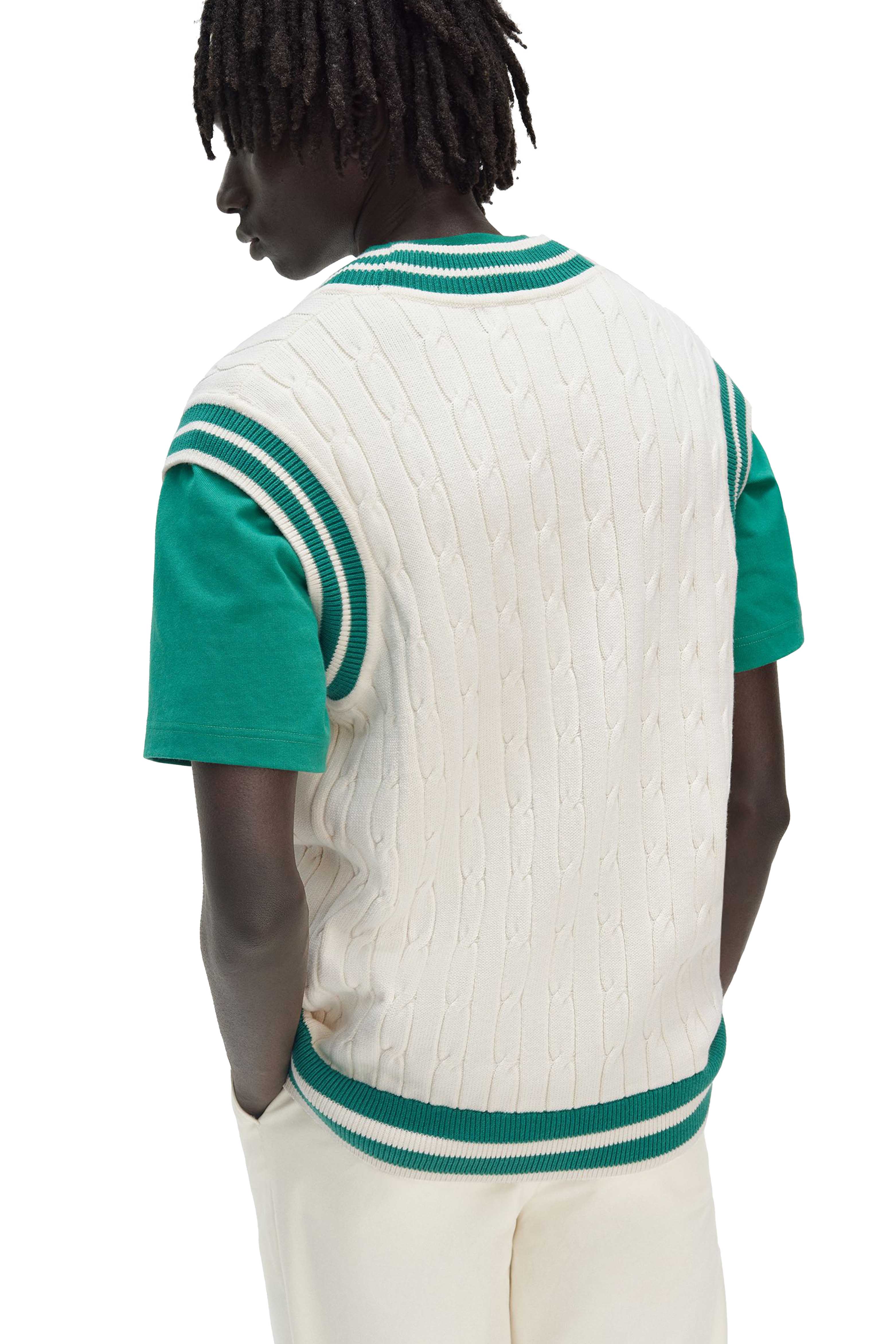 CABLE KNIT TENNNIS TANK thumbnail 5