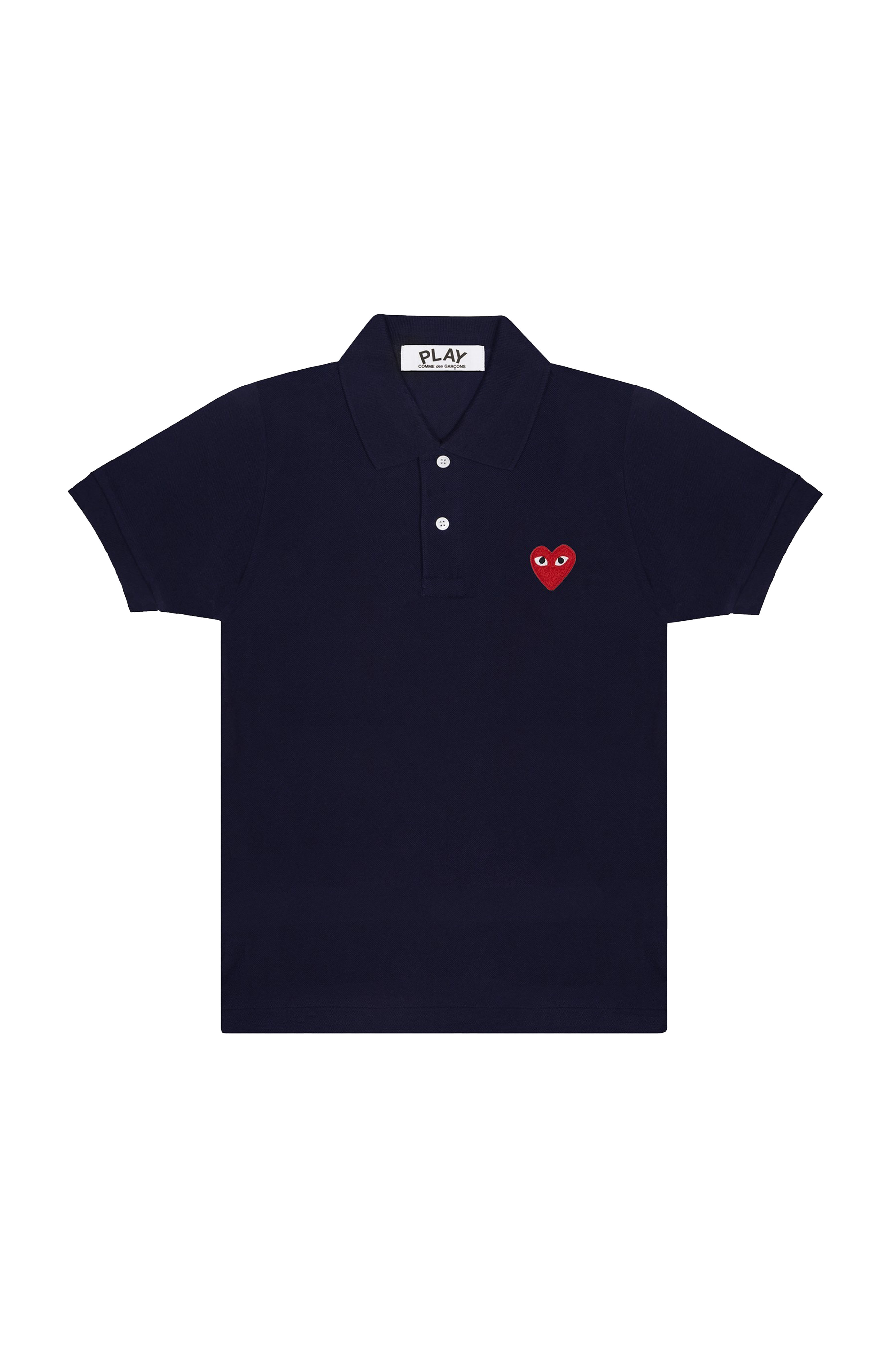POLO SHIRT WITH RED HEART