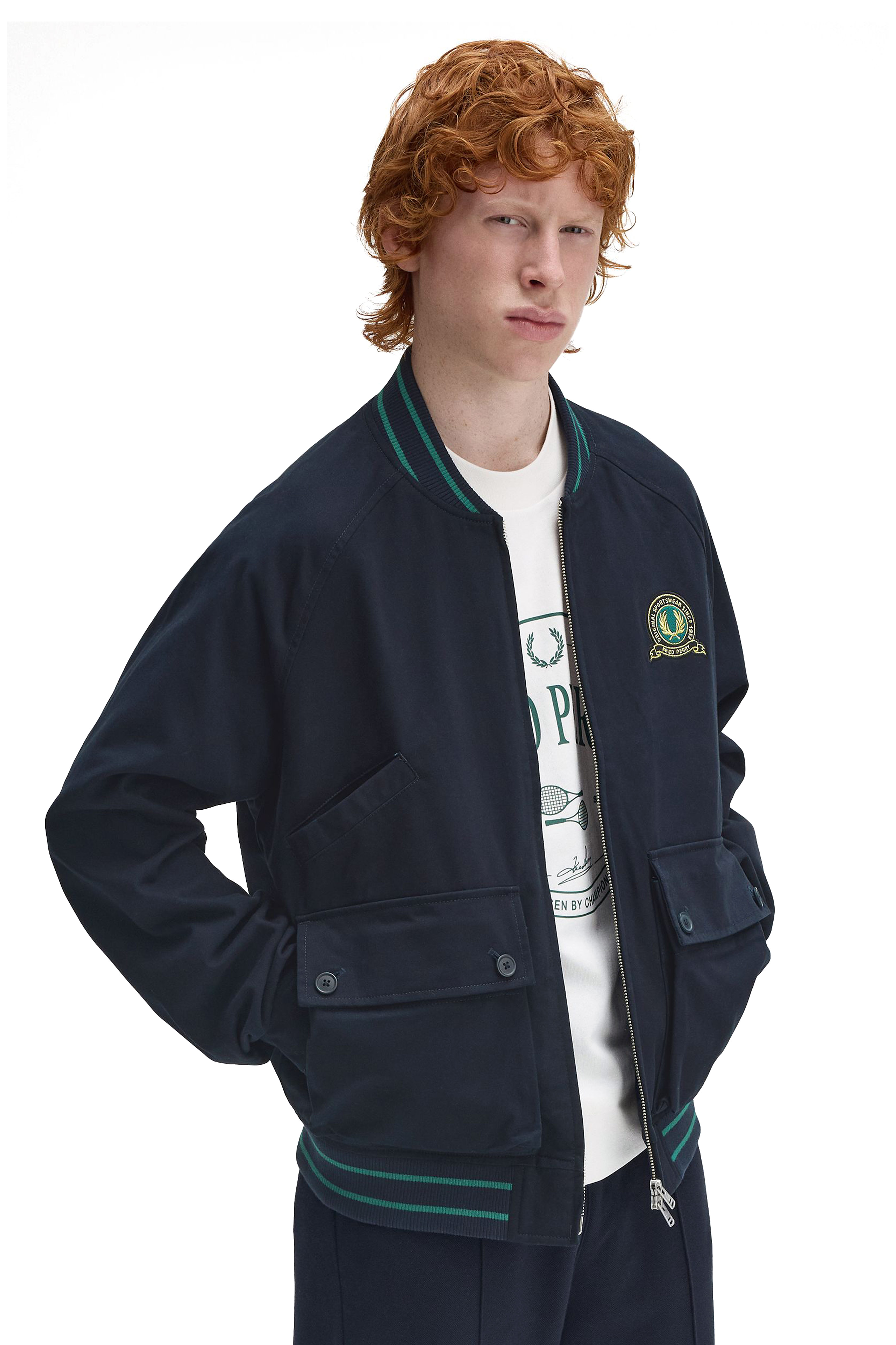TENNIS BADGE BOMBER JACKET thumbnail 7