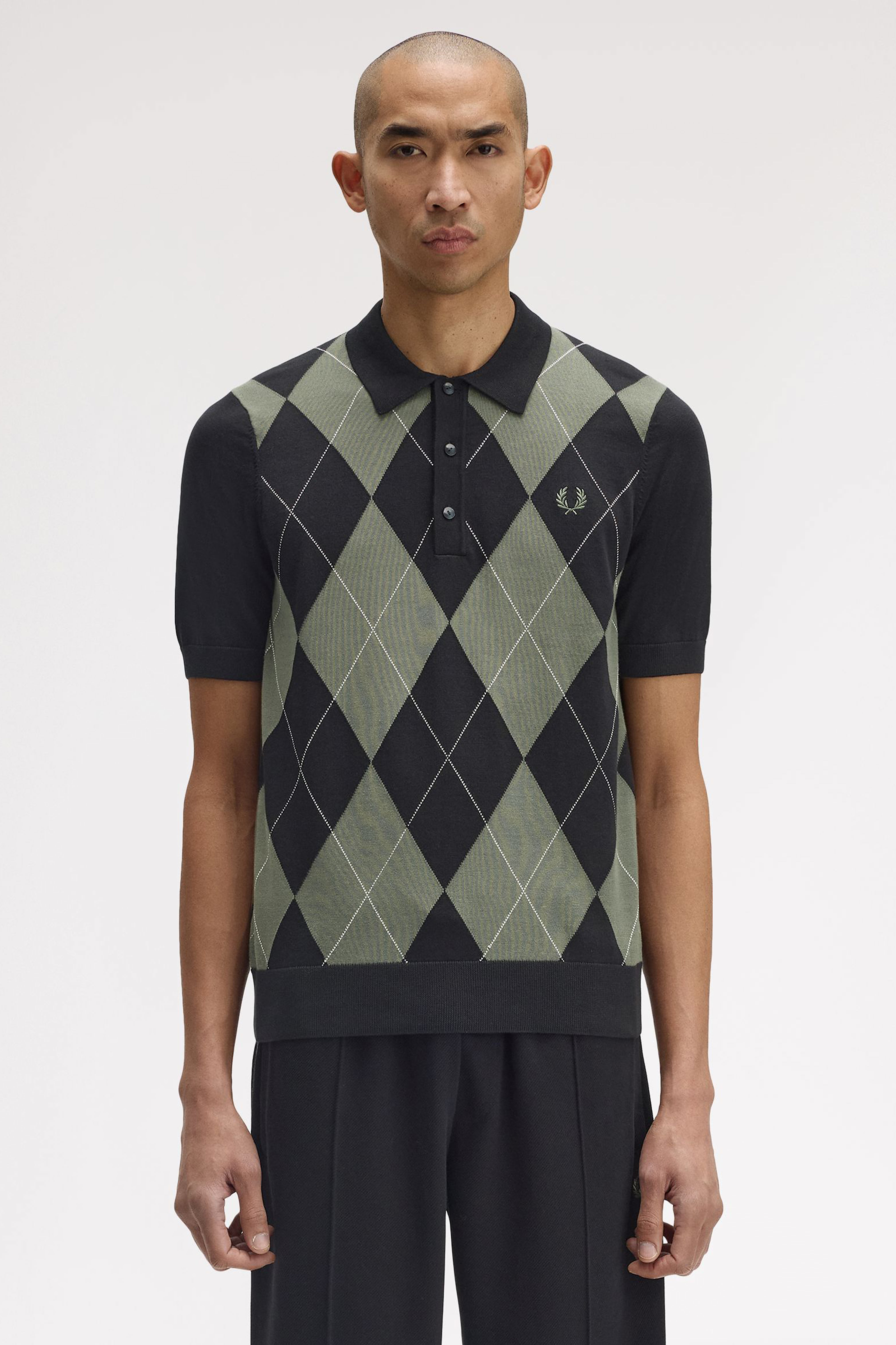 ARGYLE KNITTED SHIRT thumbnail 7