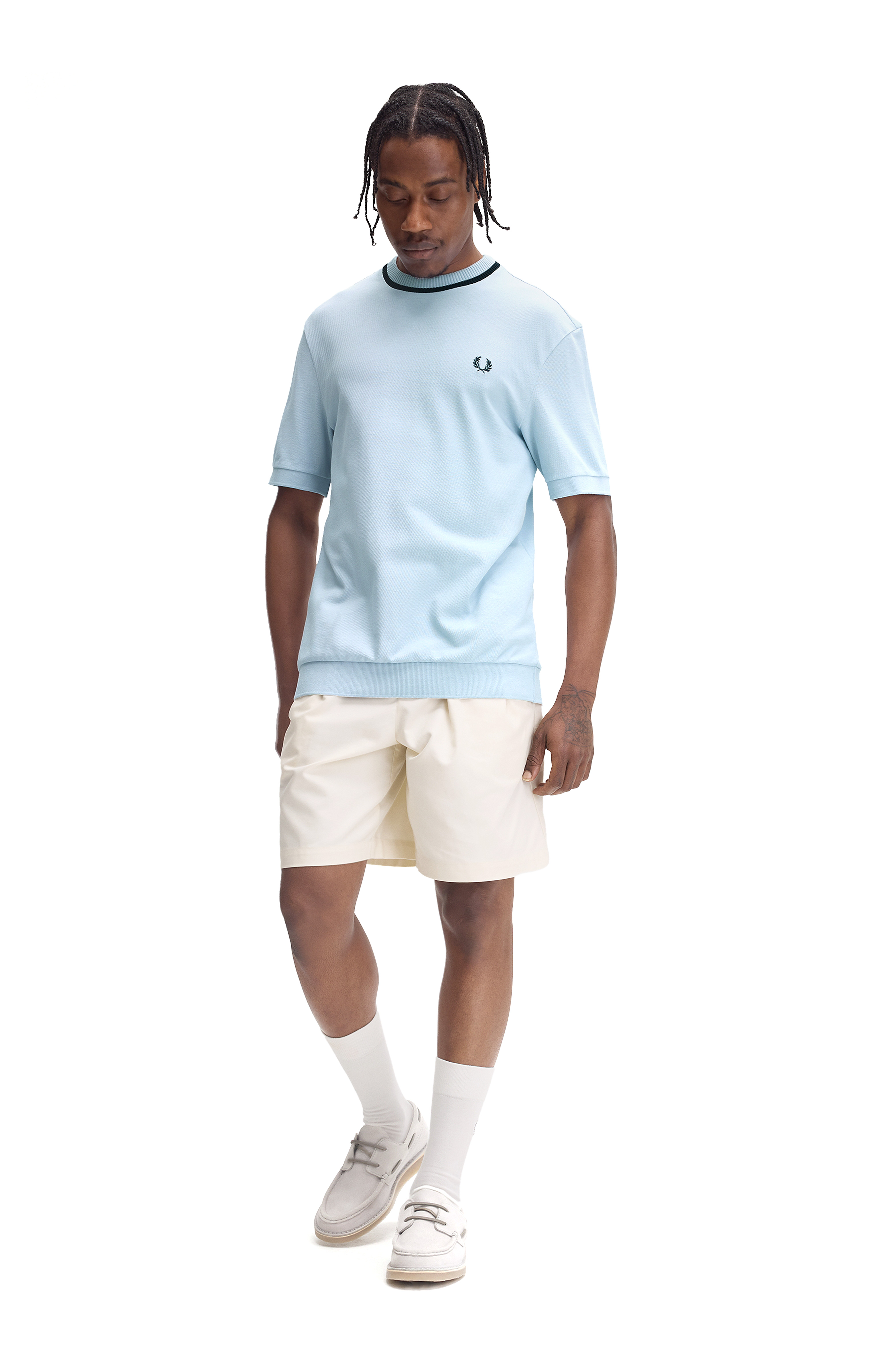 CREW NECK PIQUE T-SHIRT thumbnail 3