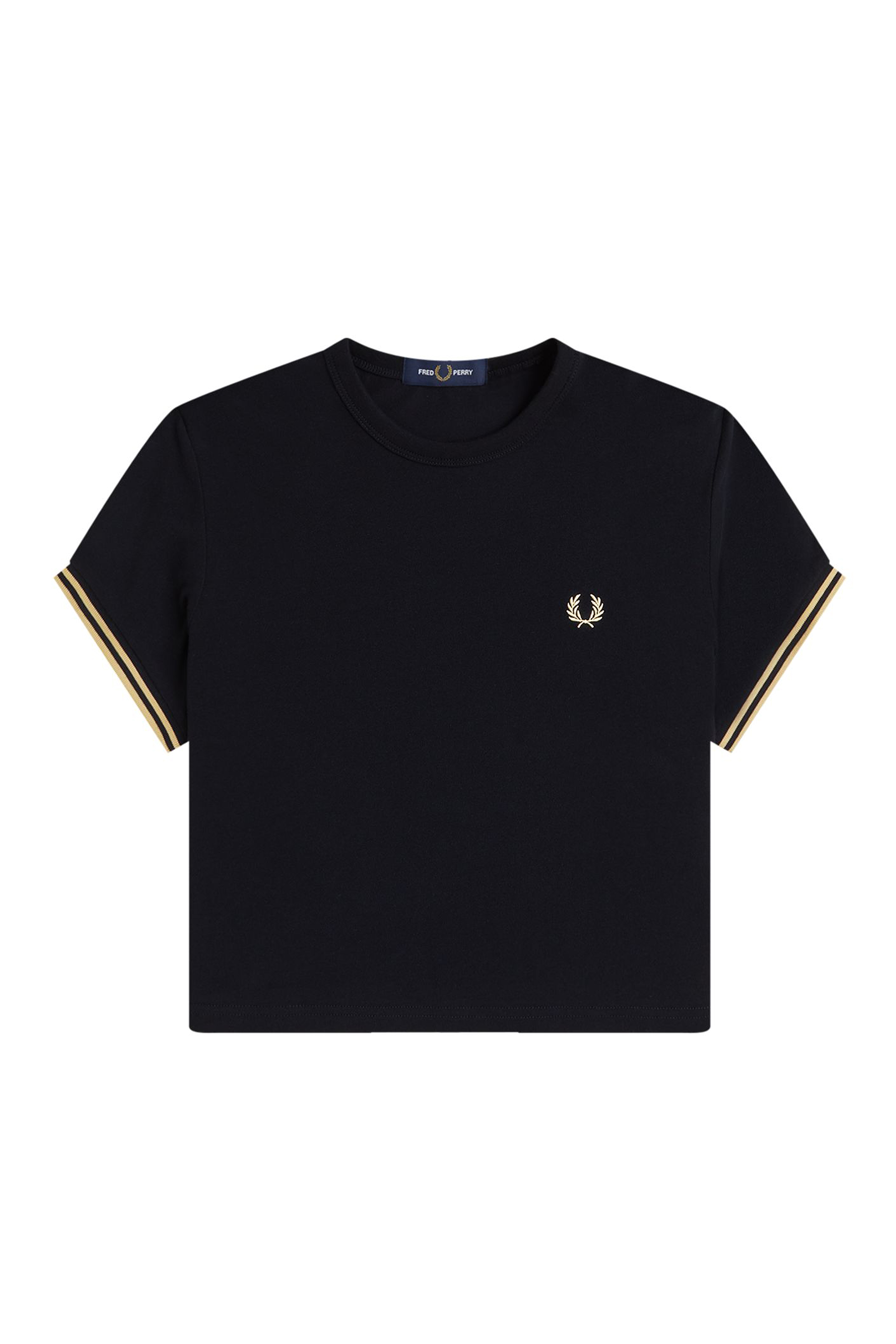 WOMEN'S TIPPED PIQUE T-SHIRT