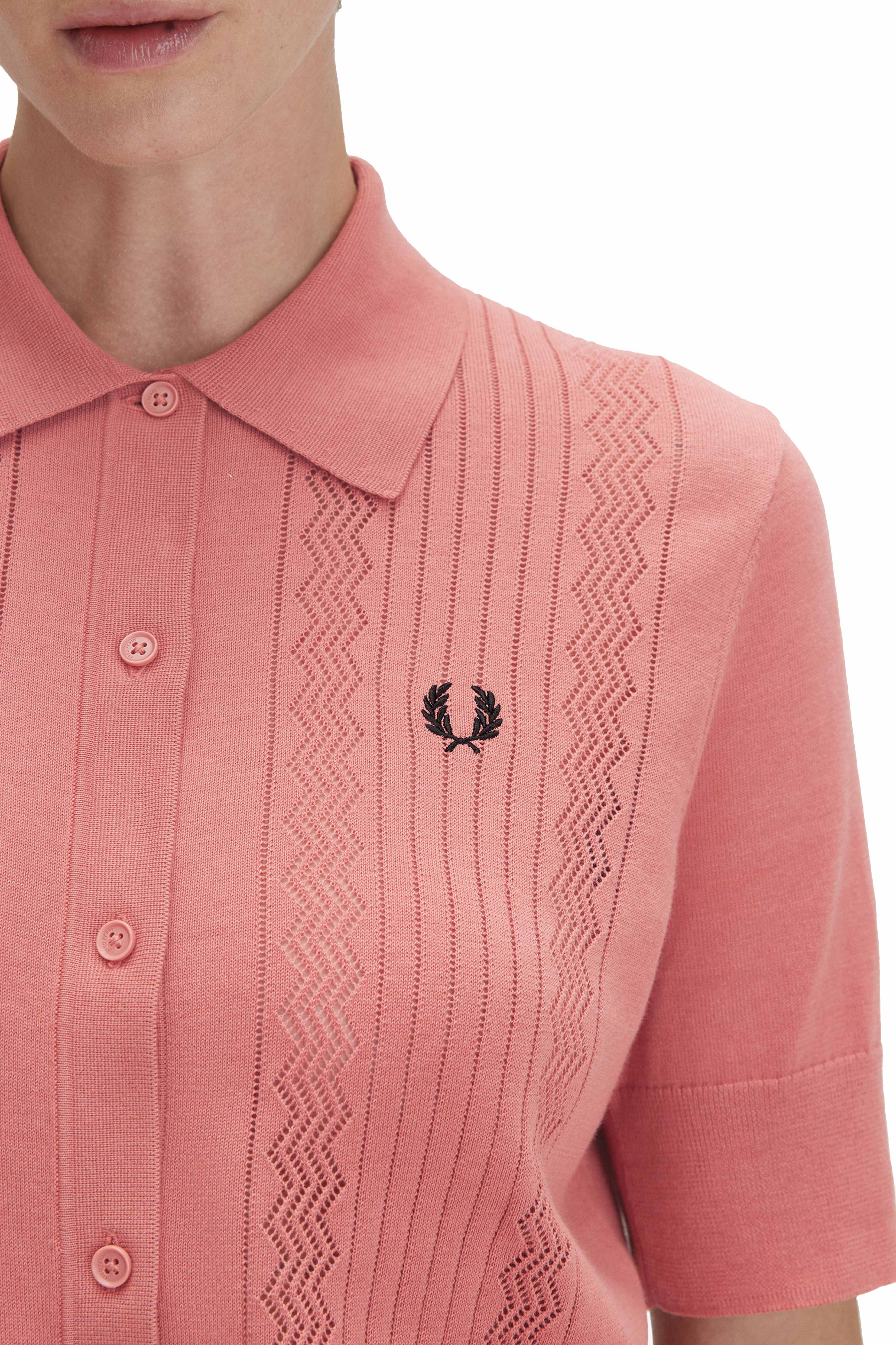 POINTELLE DETAIL KNITTED SHIRT thumbnail 5