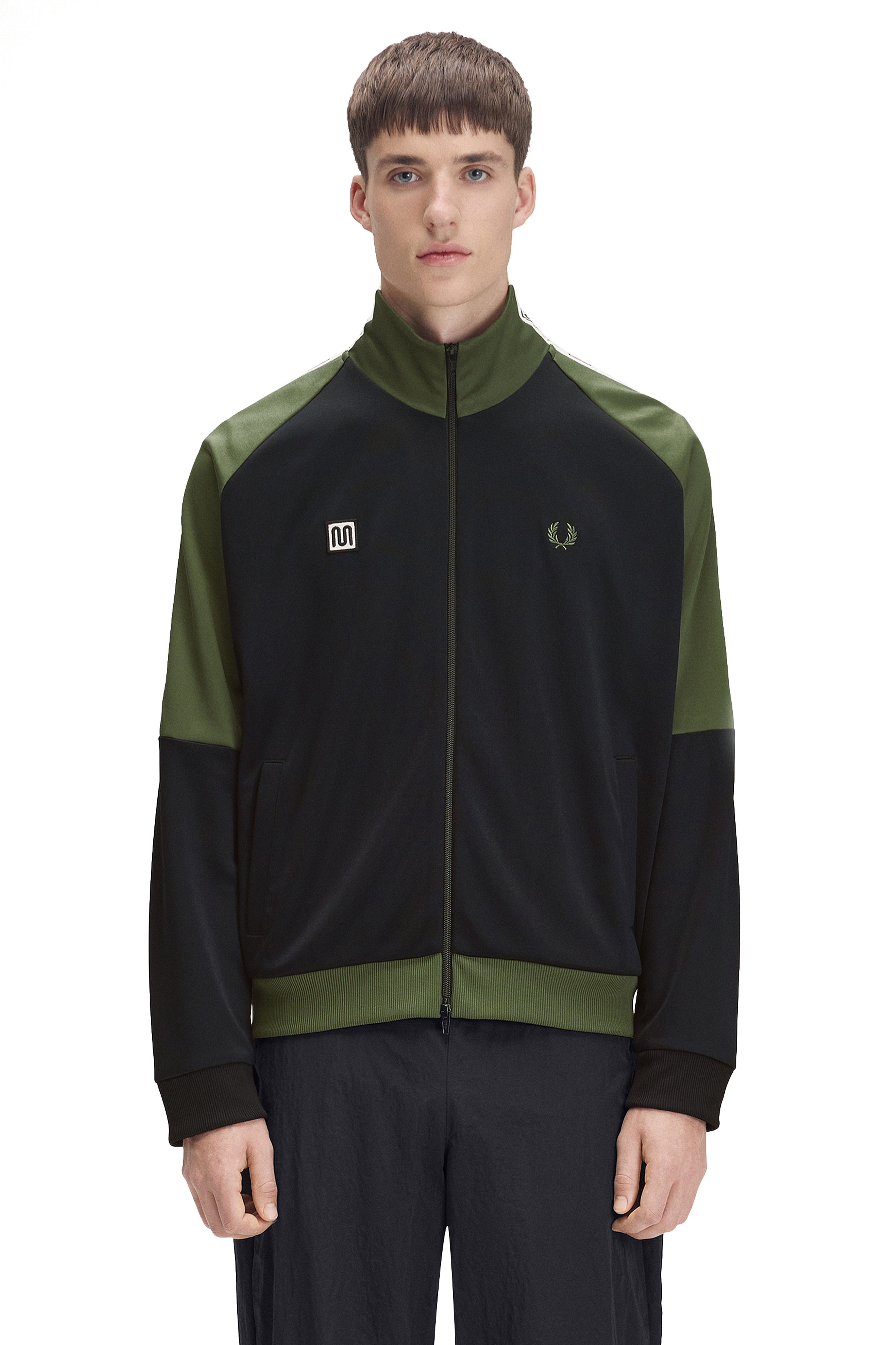 FRED PERRY X MEYBA MEN'S TAPED RAGLAN TRACKJACKET thumbnail 5