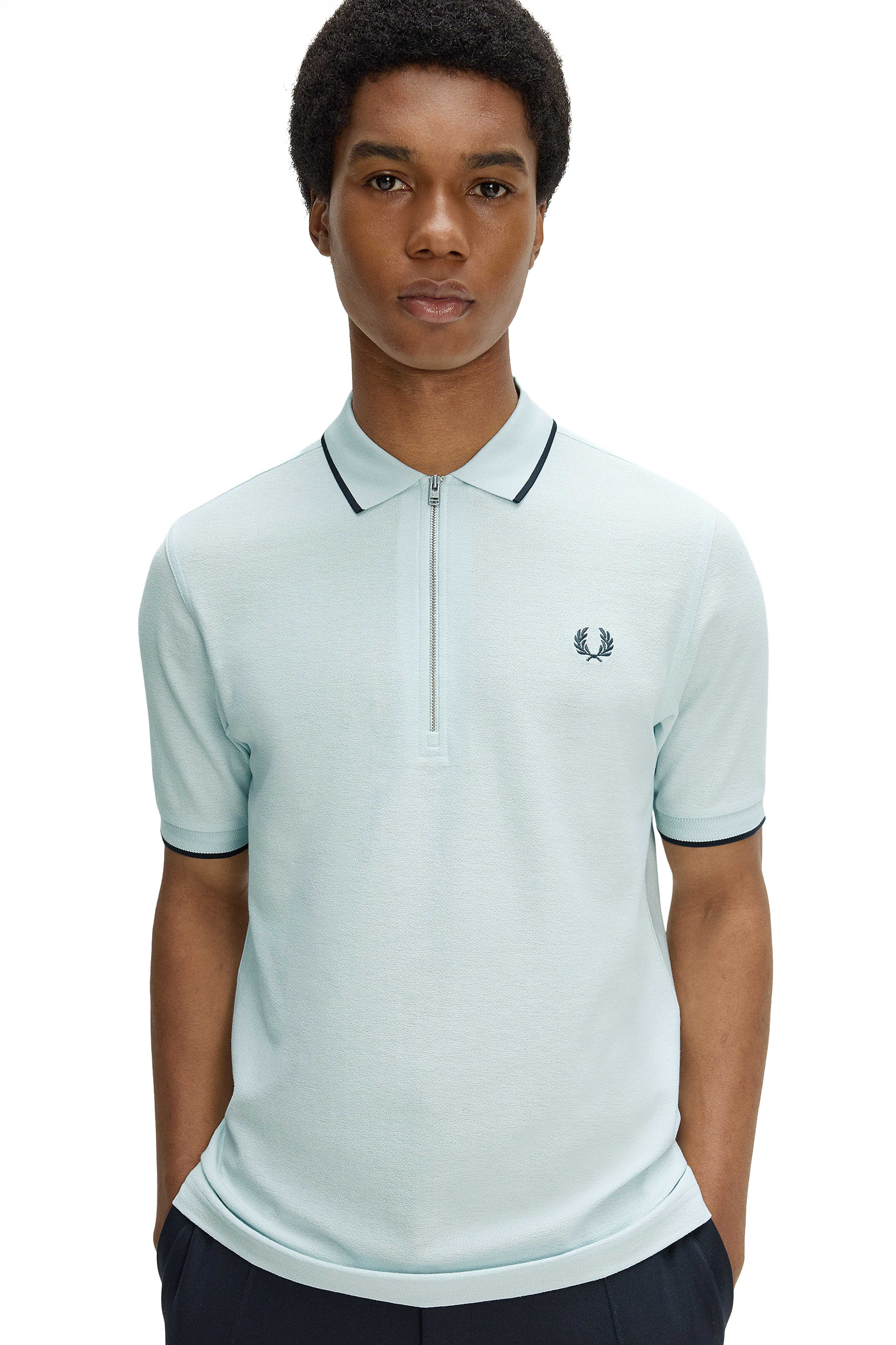 MEN'S CREPE PIQUE POLO SHIRT thumbnail 3